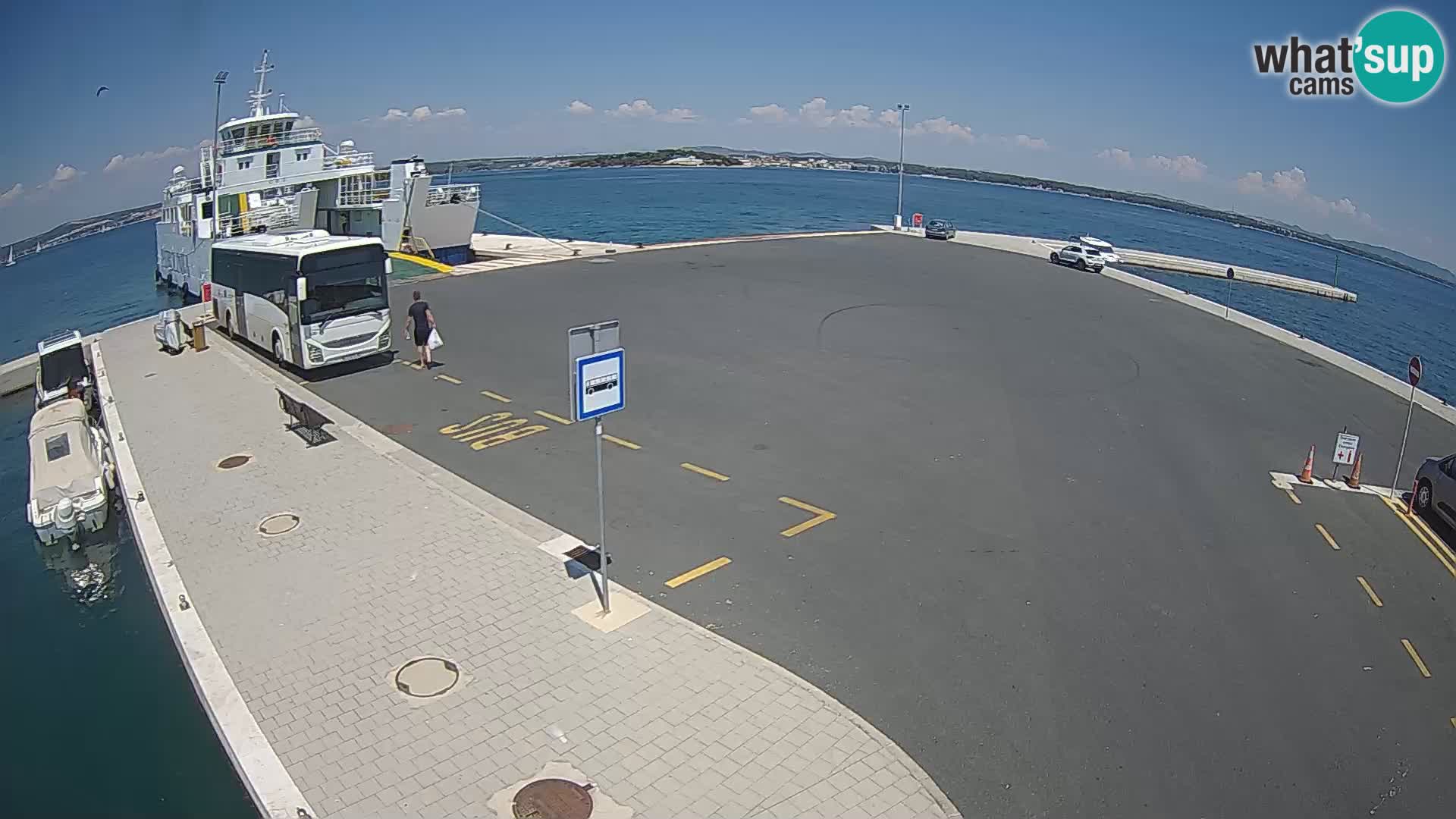 Tkon Live cam – traghetto – Dalmazia – Croazia