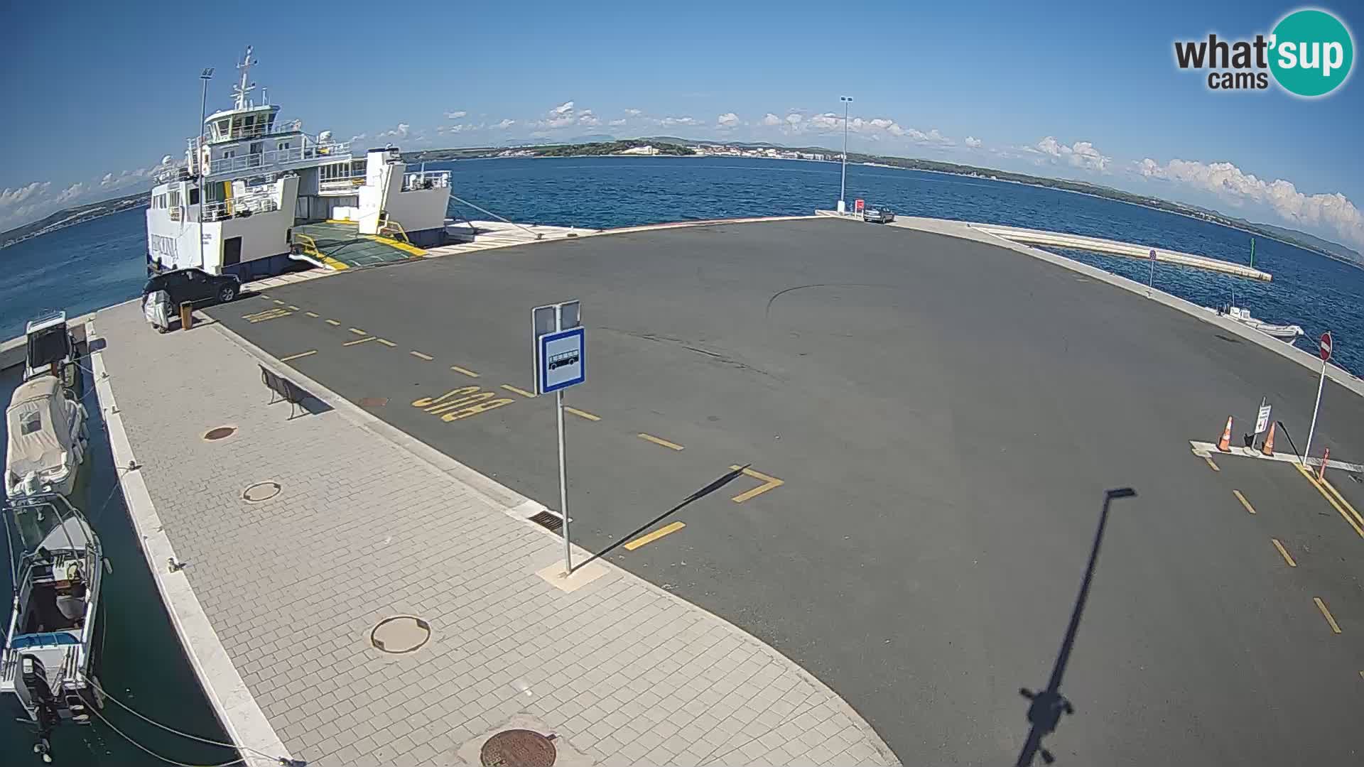 Tkon Live cam – traghetto – Dalmazia – Croazia