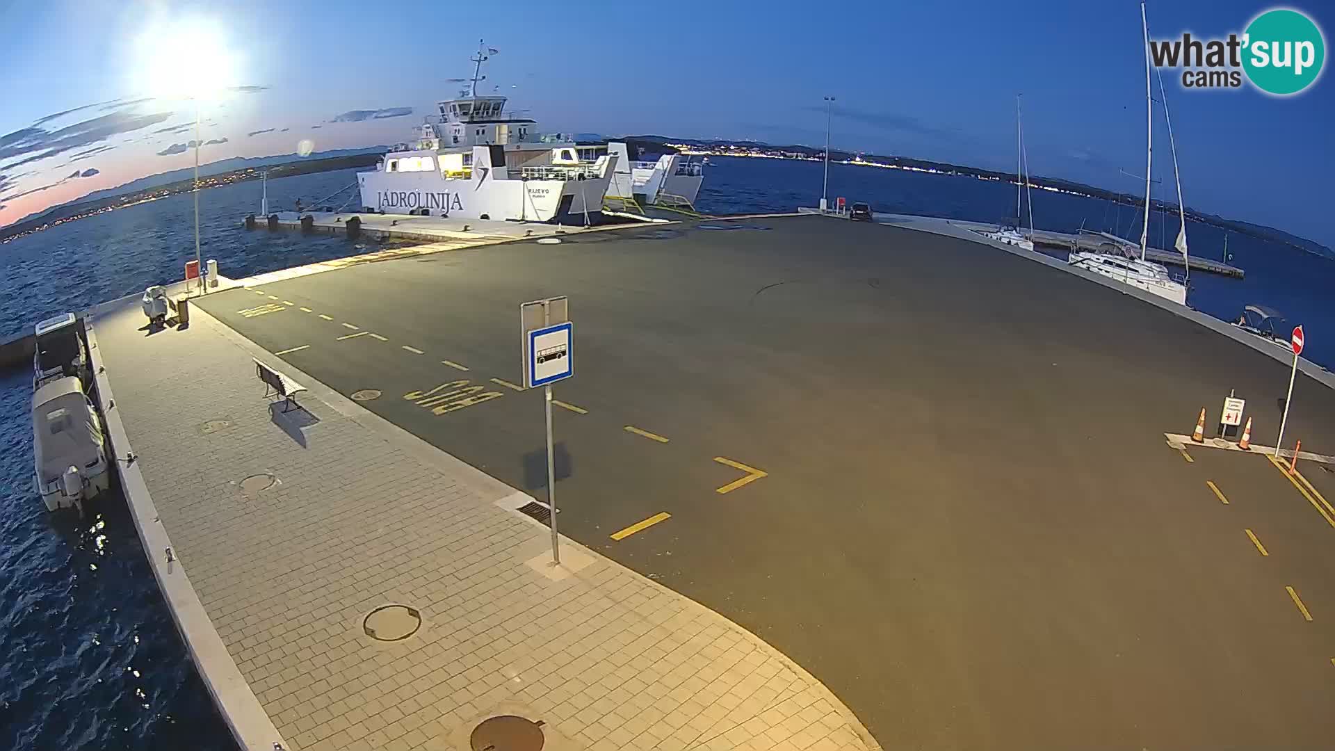 Tkon Live cam – Fähre – Dalmatien – Kroatien
