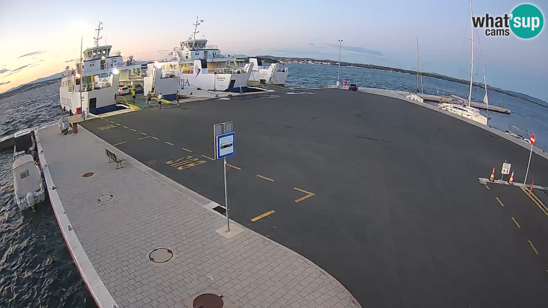Tkon Live cam – traghetto – Dalmazia – Croazia