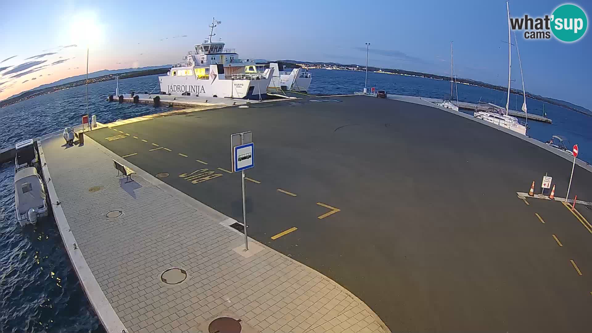 Tkon Live cam – ferry – Dalmatia – Croatia