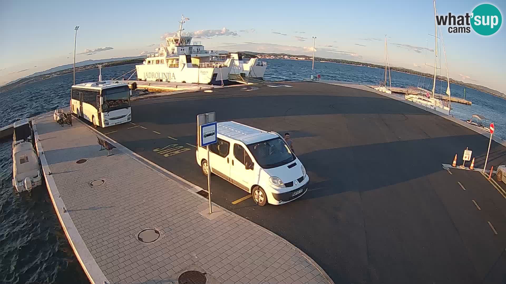 Tkon Live cam – traghetto – Dalmazia – Croazia