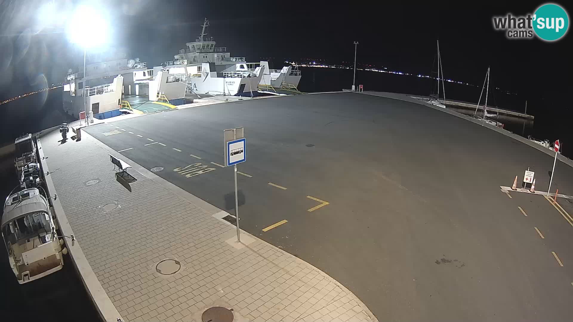 Tkon Live cam – ferry – Dalmatie – Croatie