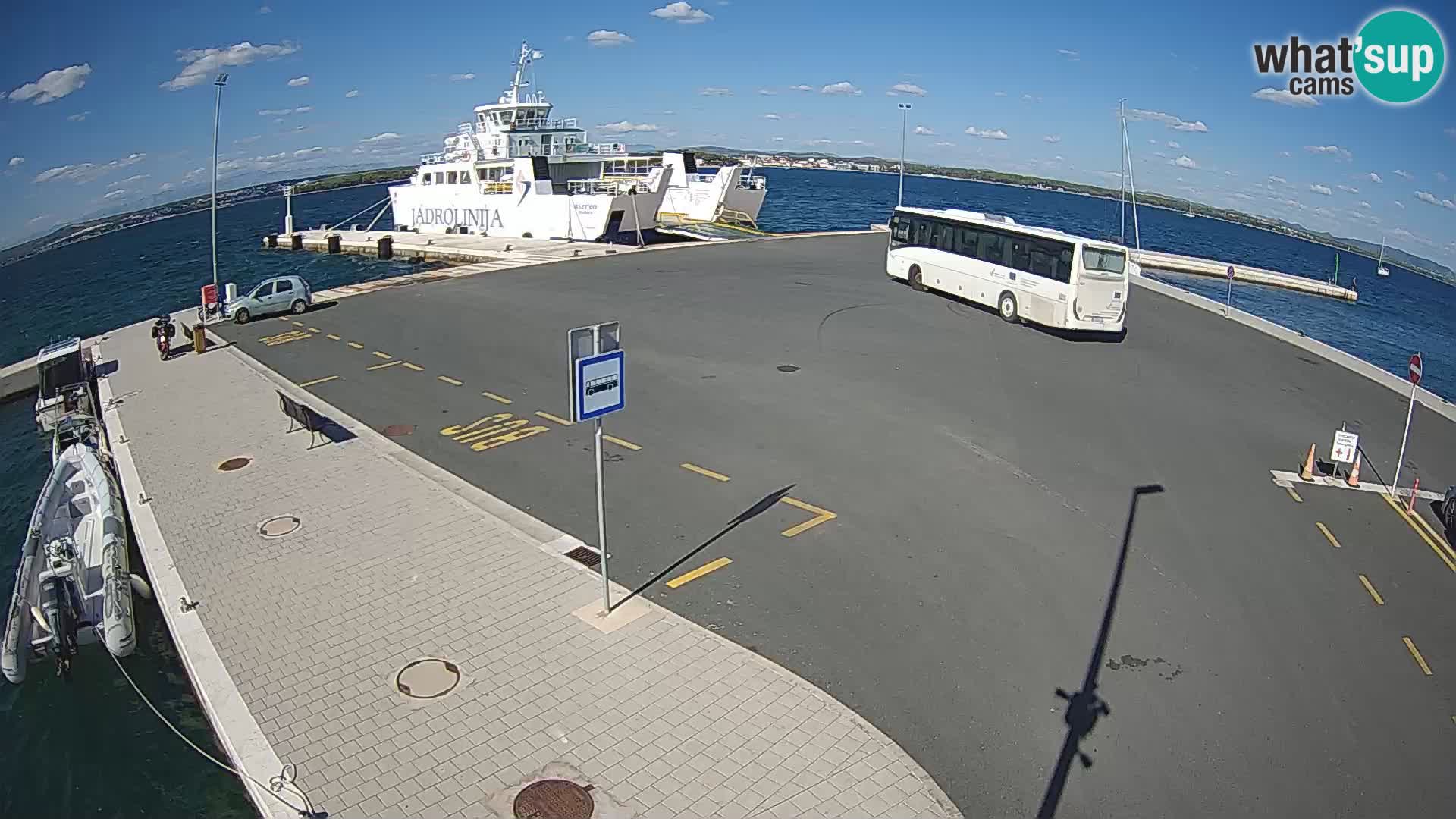 Tkon Live cam – traghetto – Dalmazia – Croazia