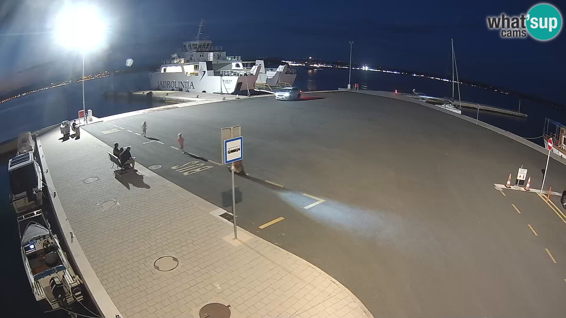 Tkon Live cam – ferry – Dalmatia – Croatia