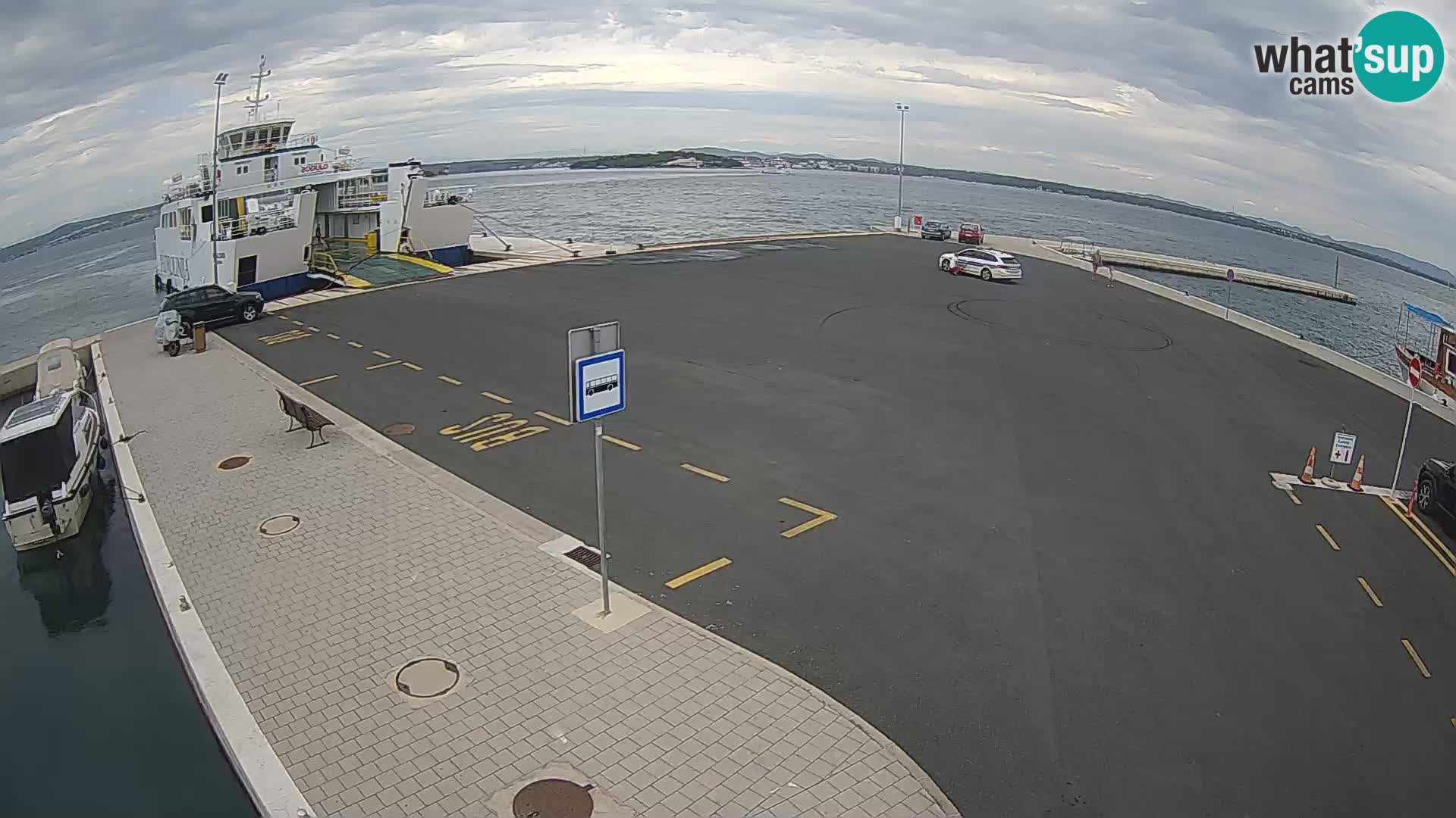 Tkon Live cam – ferry – Dalmatie – Croatie