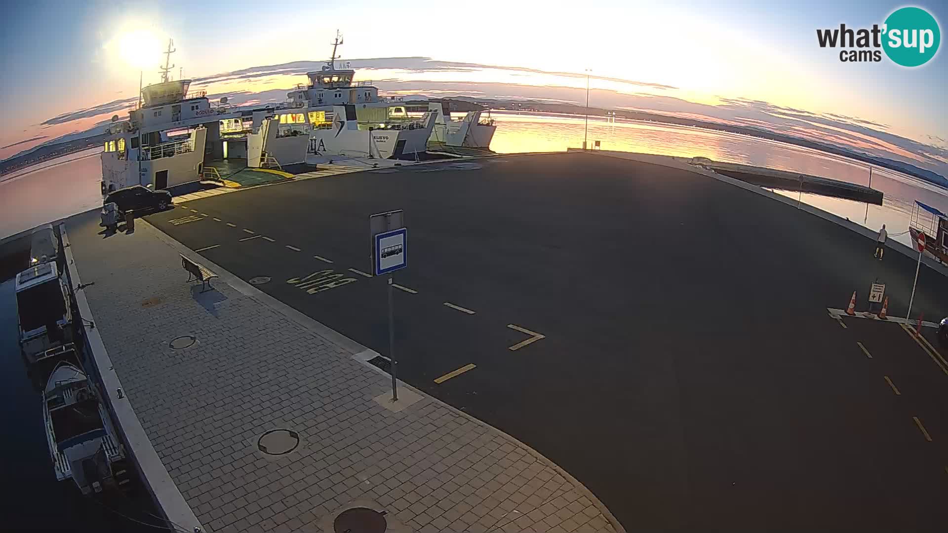 Tkon Live cam – ferry – Dalmatia – Croatia
