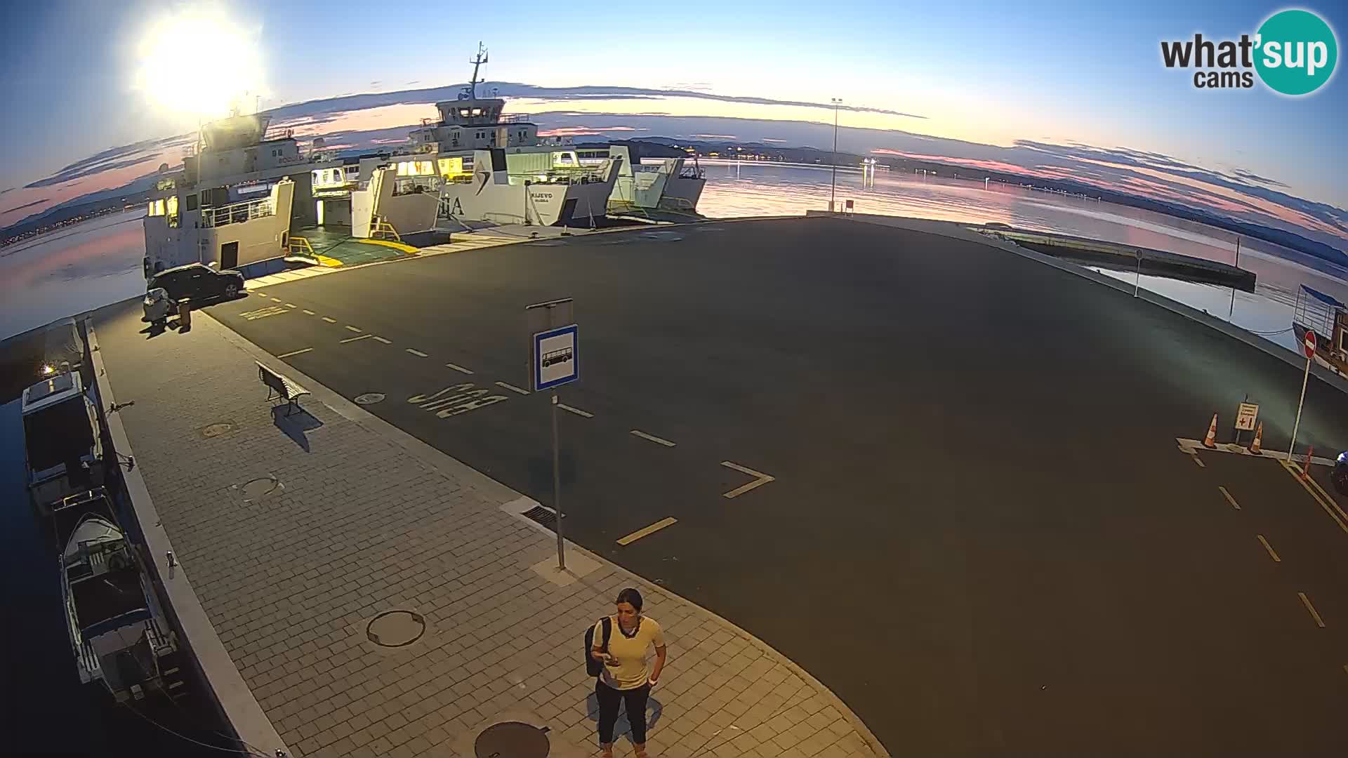 Tkon Live cam – traghetto – Dalmazia – Croazia