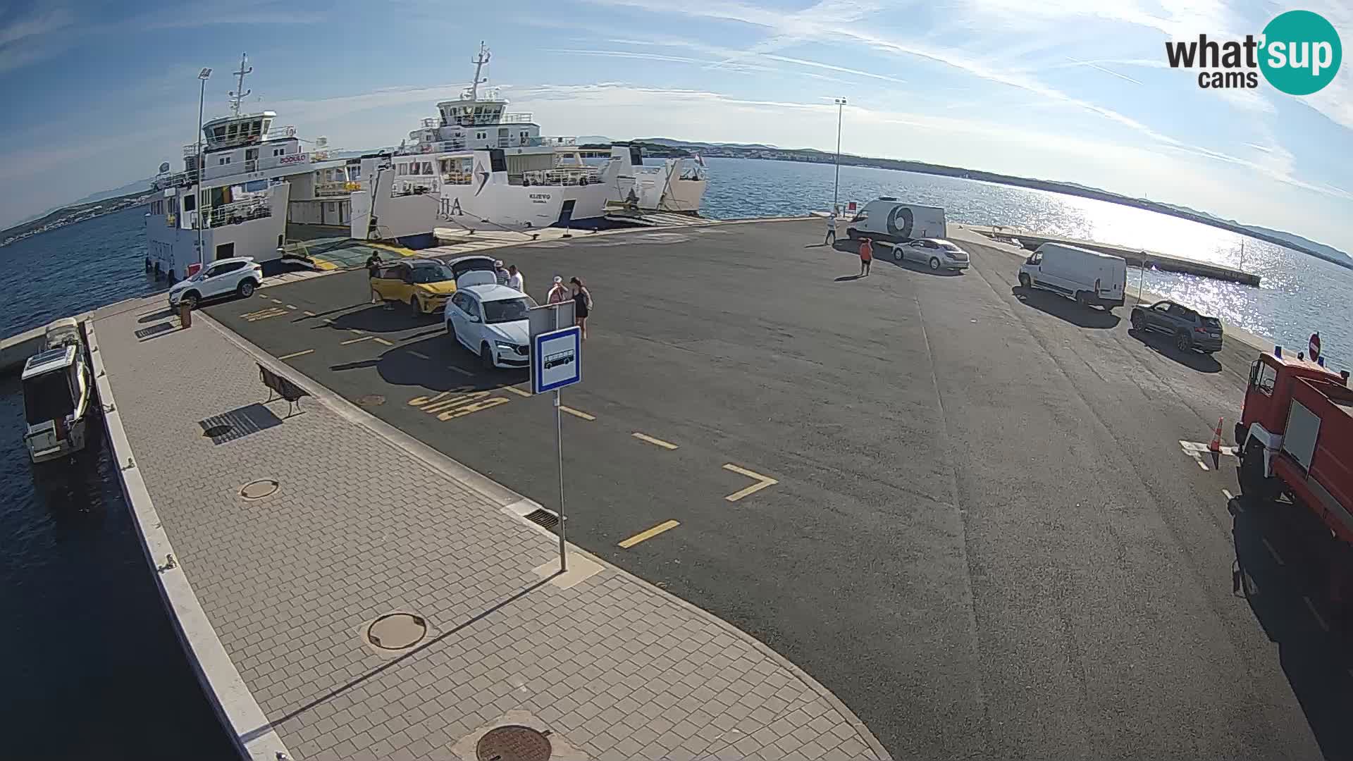 Tkon Live cam – ferry – Dalmatia – Croatia