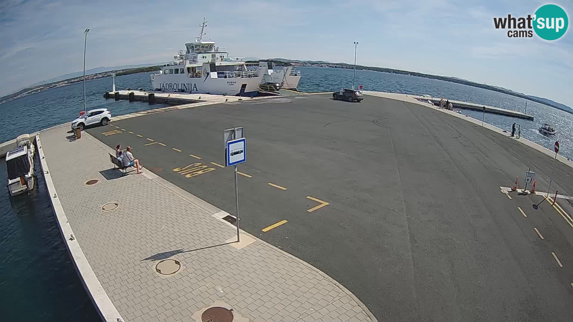 Tkon Live cam – ferry – Dalmatia – Croatia