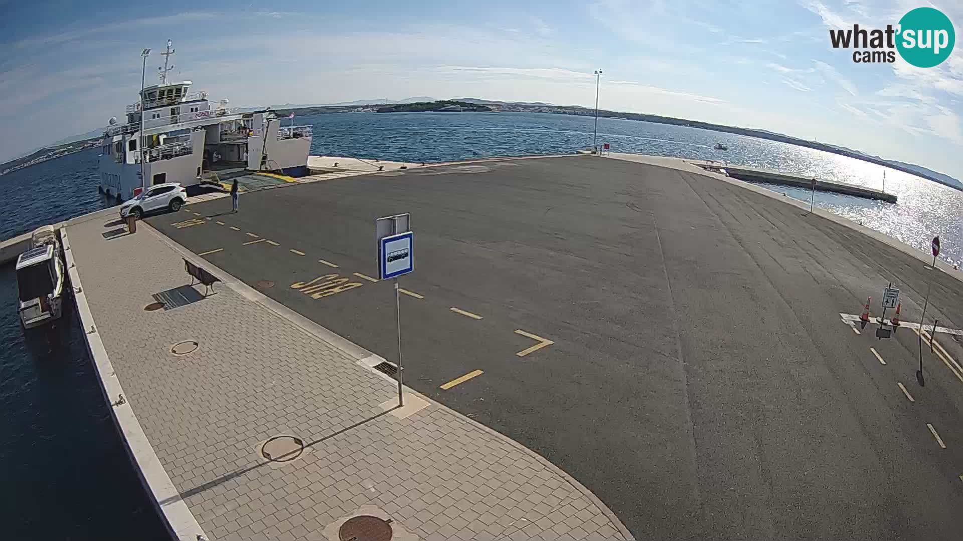 Tkon Live cam – Fähre – Dalmatien – Kroatien