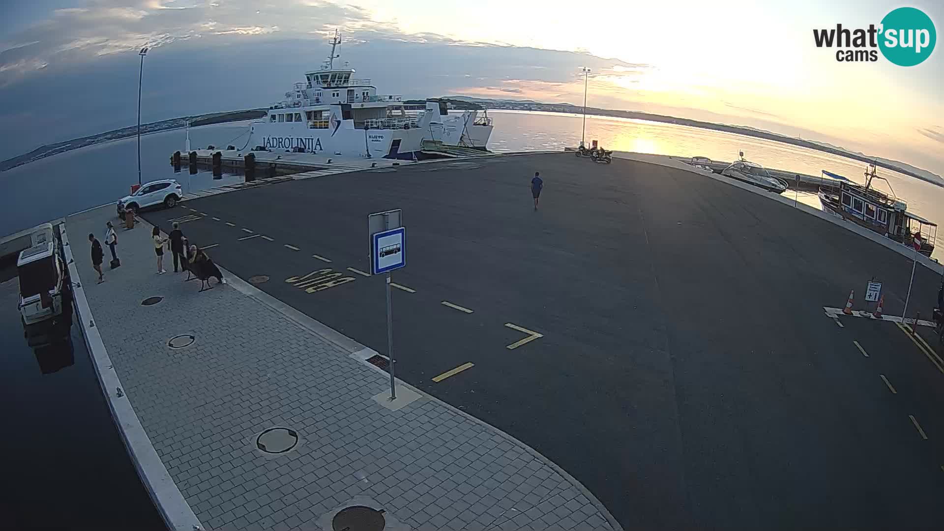 Tkon Live cam – ferry – Dalmatia – Croatia