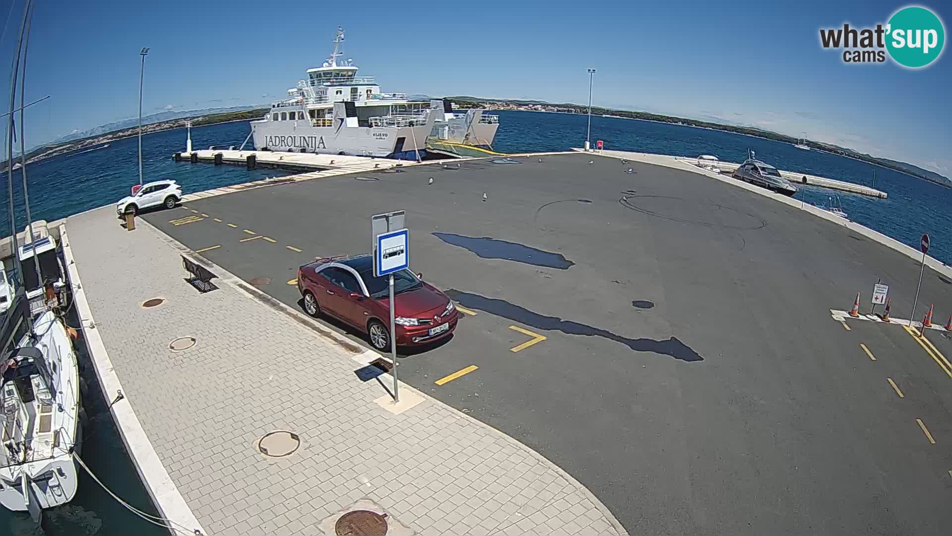 Tkon Live cam – Fähre – Dalmatien – Kroatien