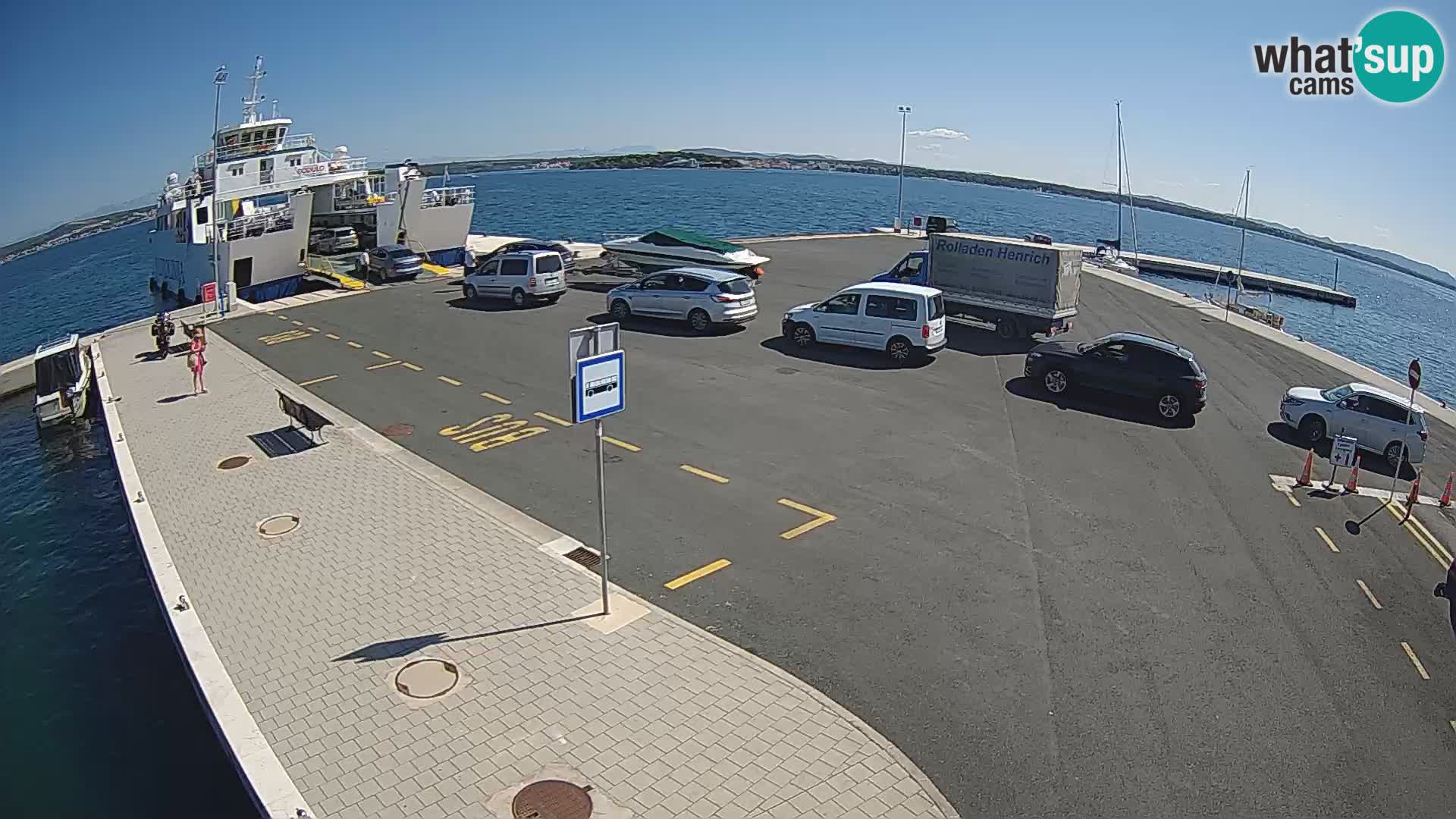Tkon Live cam – ferry – Dalmatia – Croatia