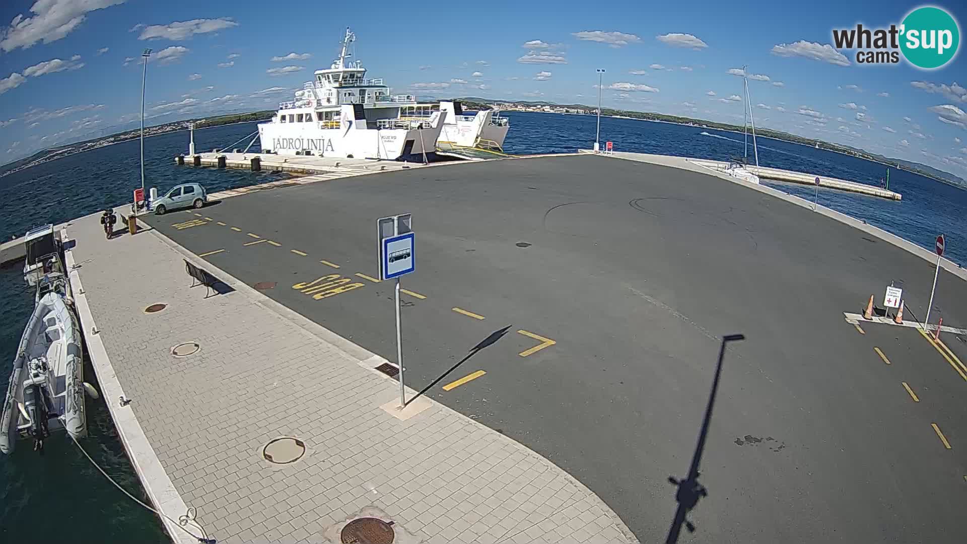 Tkon Live cam – ferry – Dalmatia – Croatia