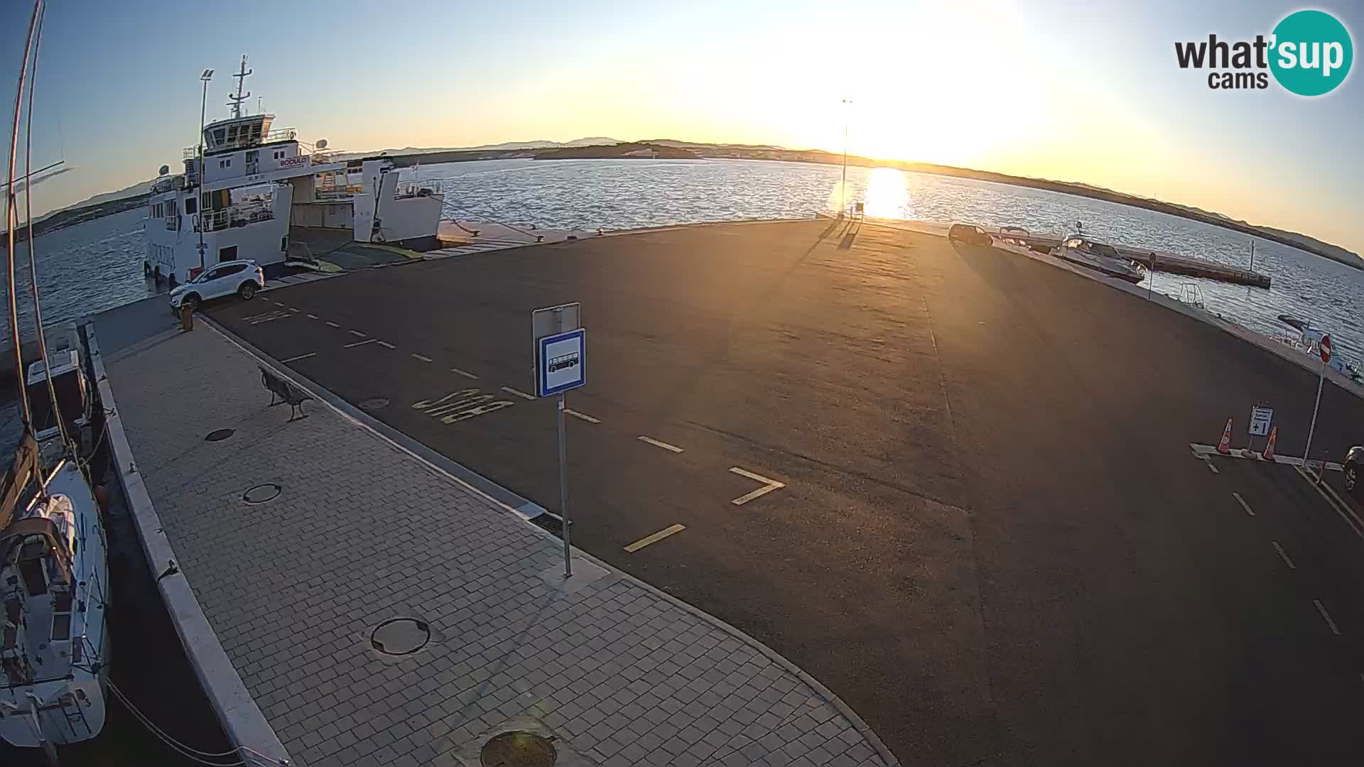 Tkon Live cam – ferry – Dalmatia – Croatia