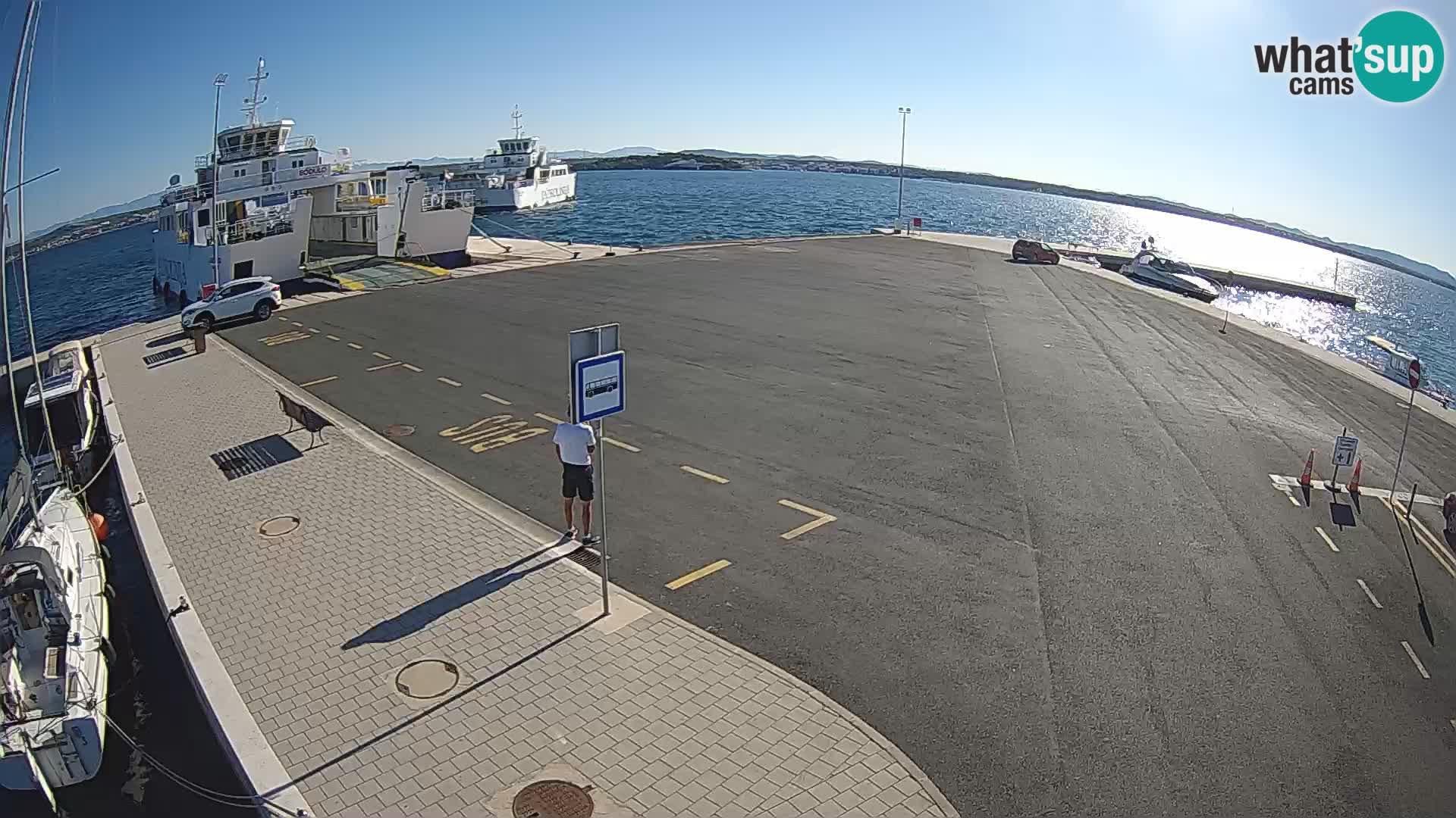 Tkon Live cam – ferry – Dalmatia – Croatia