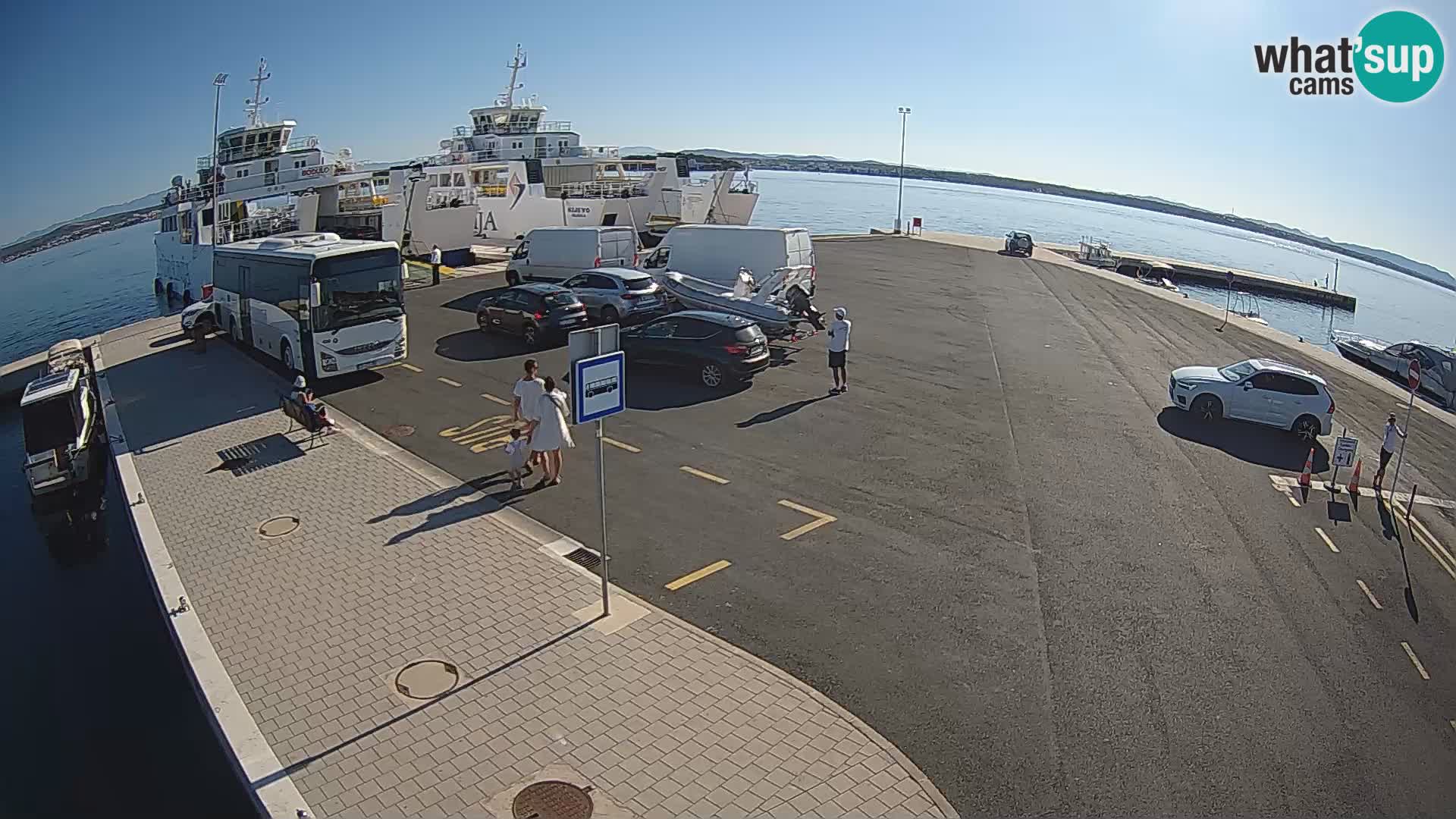 Tkon Live cam – ferry – Dalmatia – Croatia