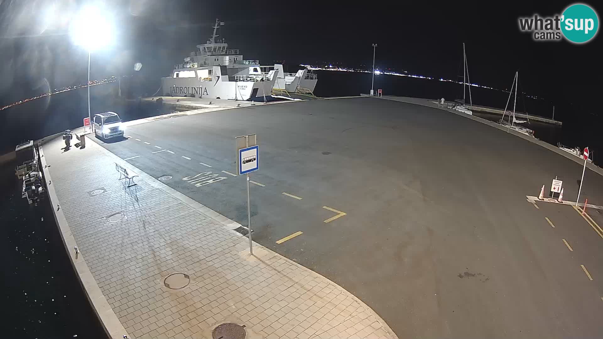 Tkon Live cam – ferry – Dalmatie – Croatie