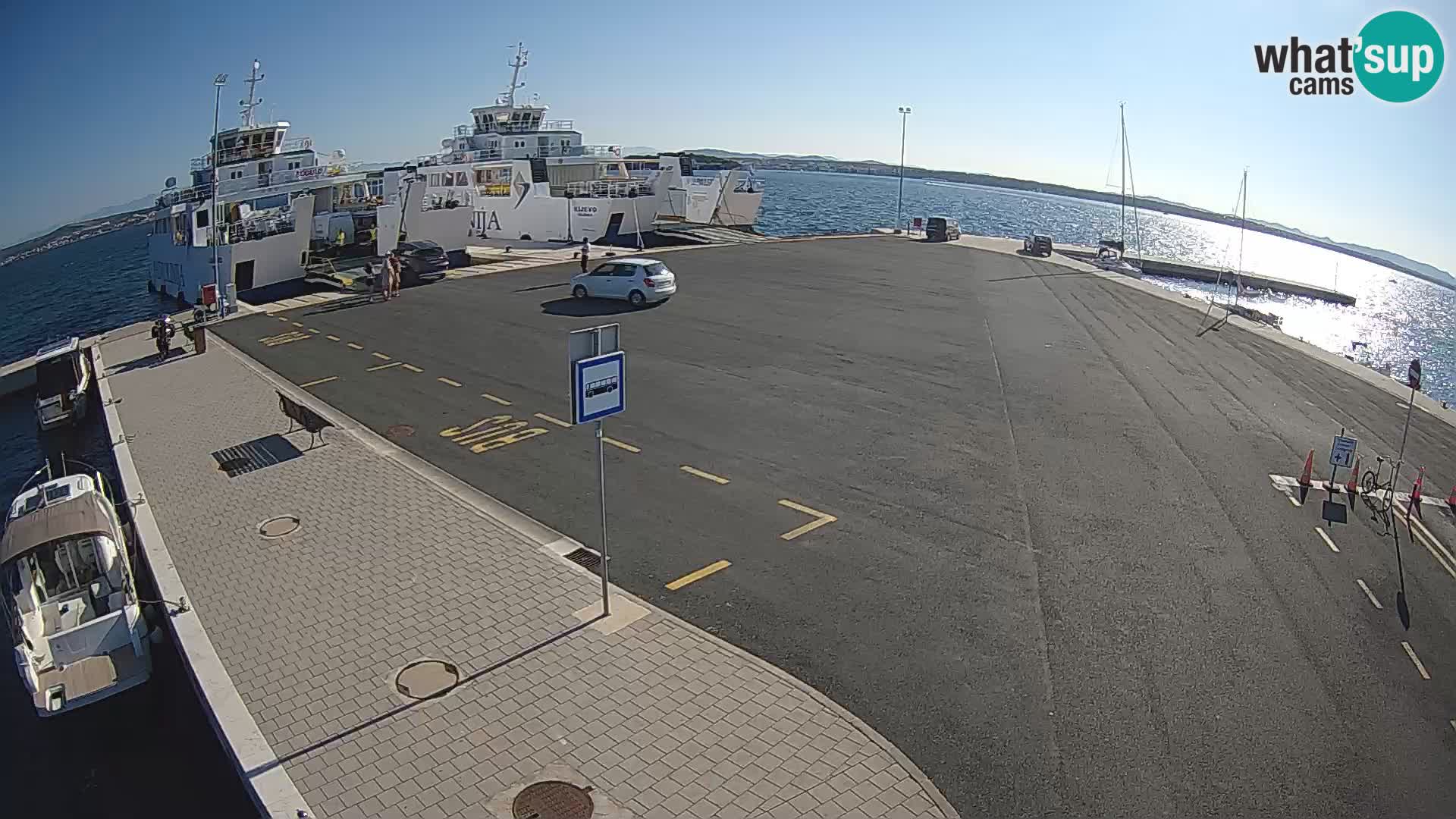Tkon Live cam – Fähre – Dalmatien – Kroatien