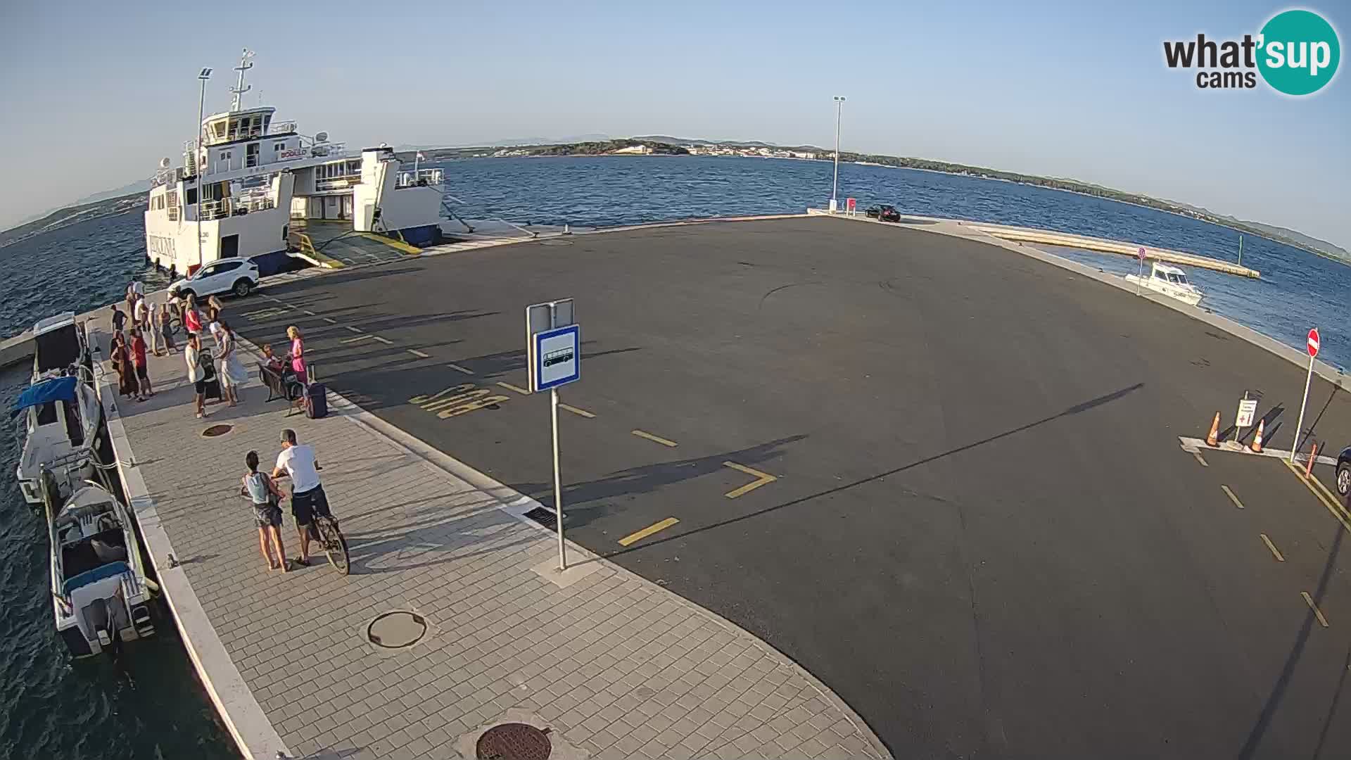 Tkon Live cam – ferry – Dalmatia – Croatia
