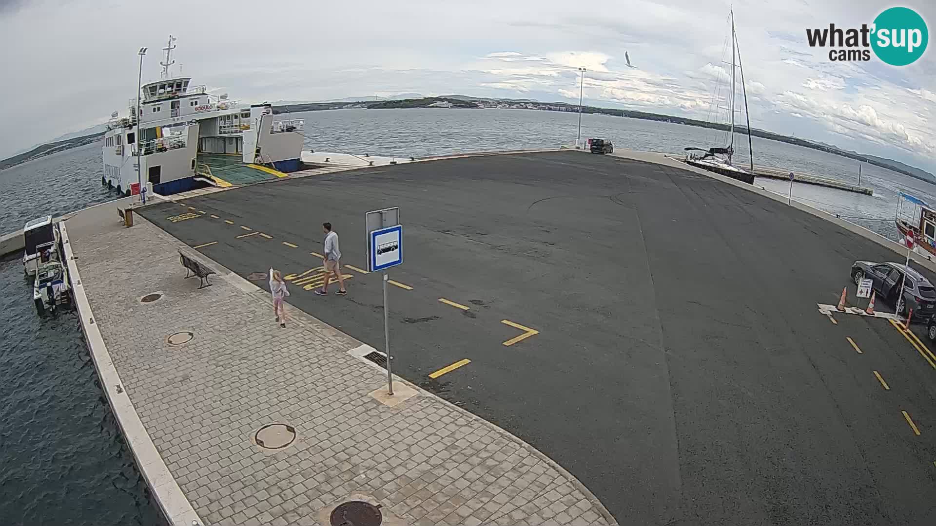 Tkon Live cam – ferry – Dalmatia – Croatia