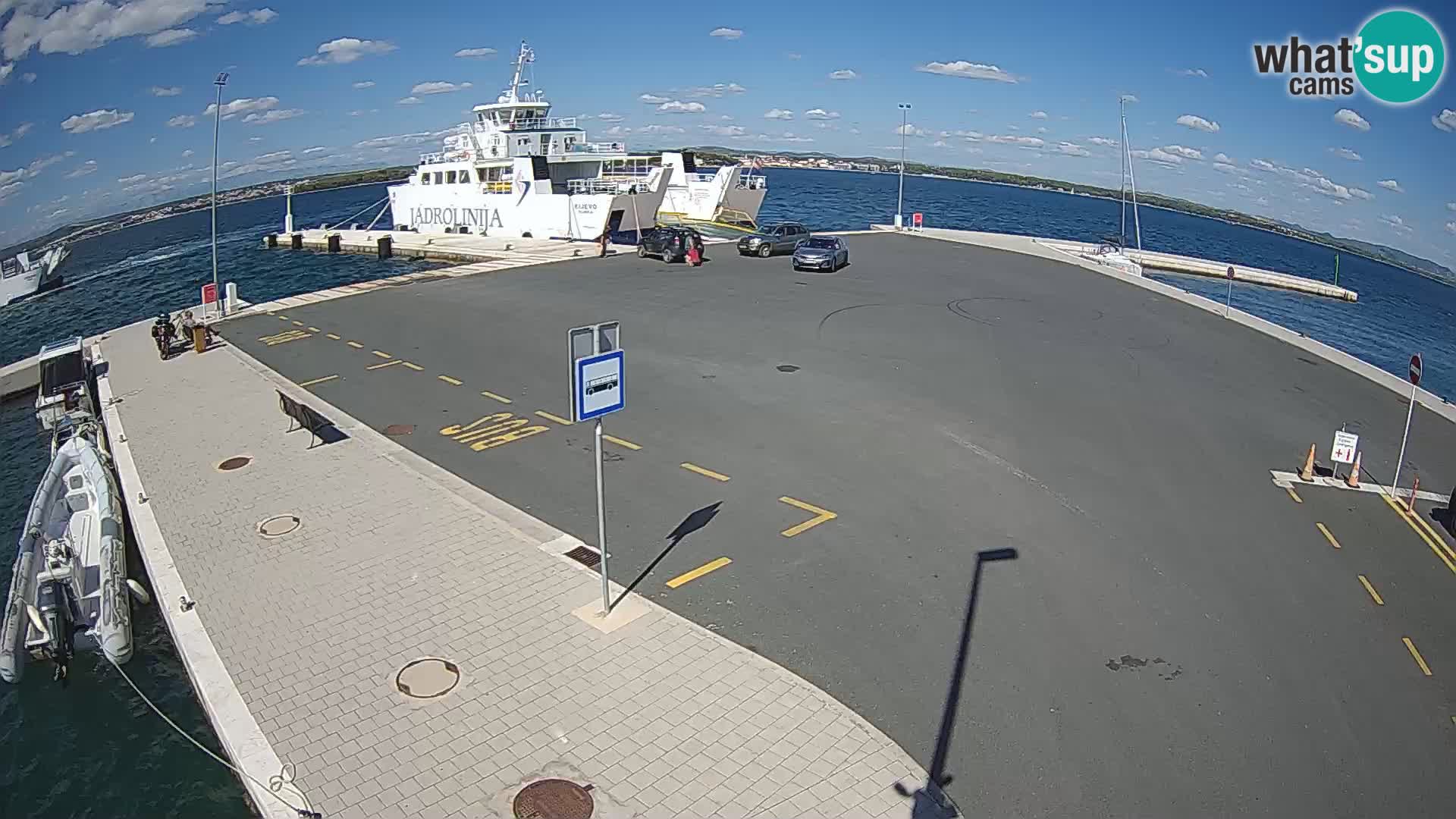 Tkon Live cam – ferry – Dalmatia – Croatia