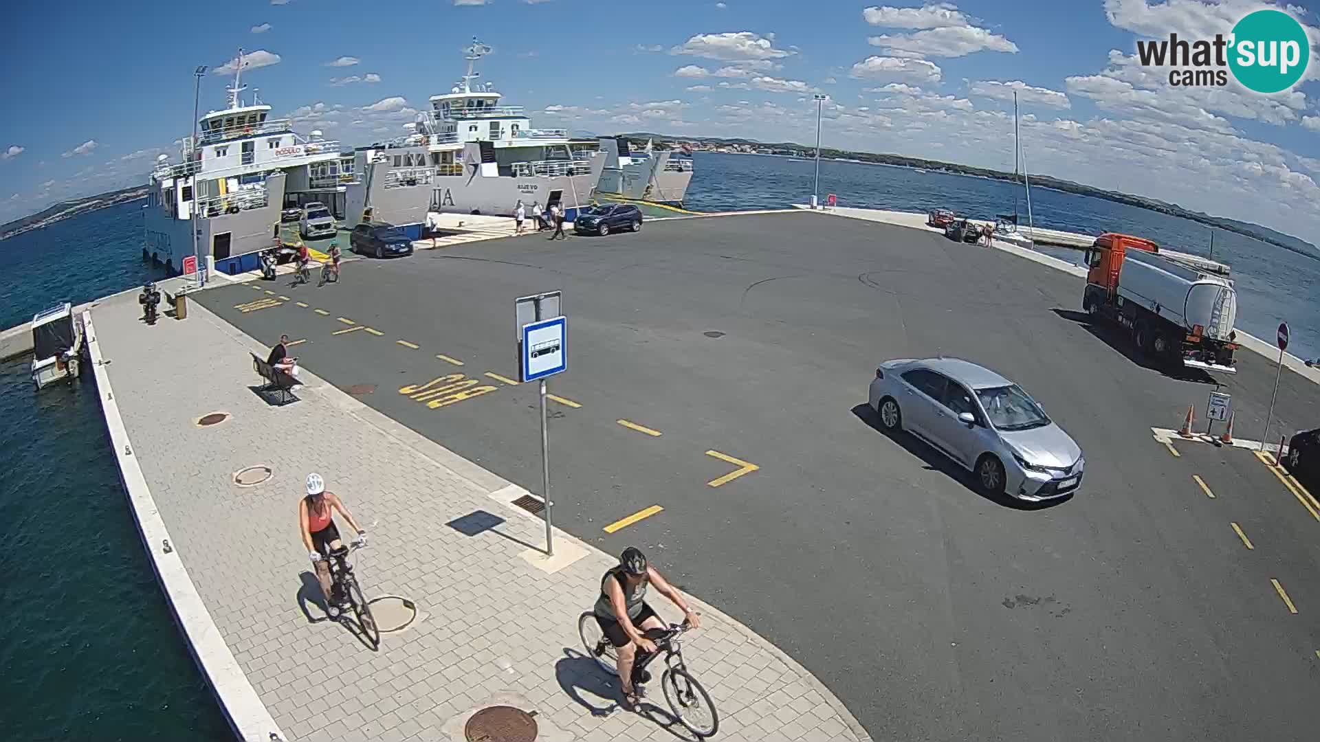 Tkon Live cam – ferry – Dalmatia – Croatia