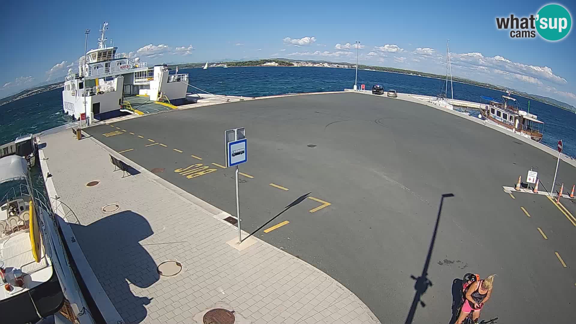 Tkon Live cam – ferry – Dalmatia – Croatia