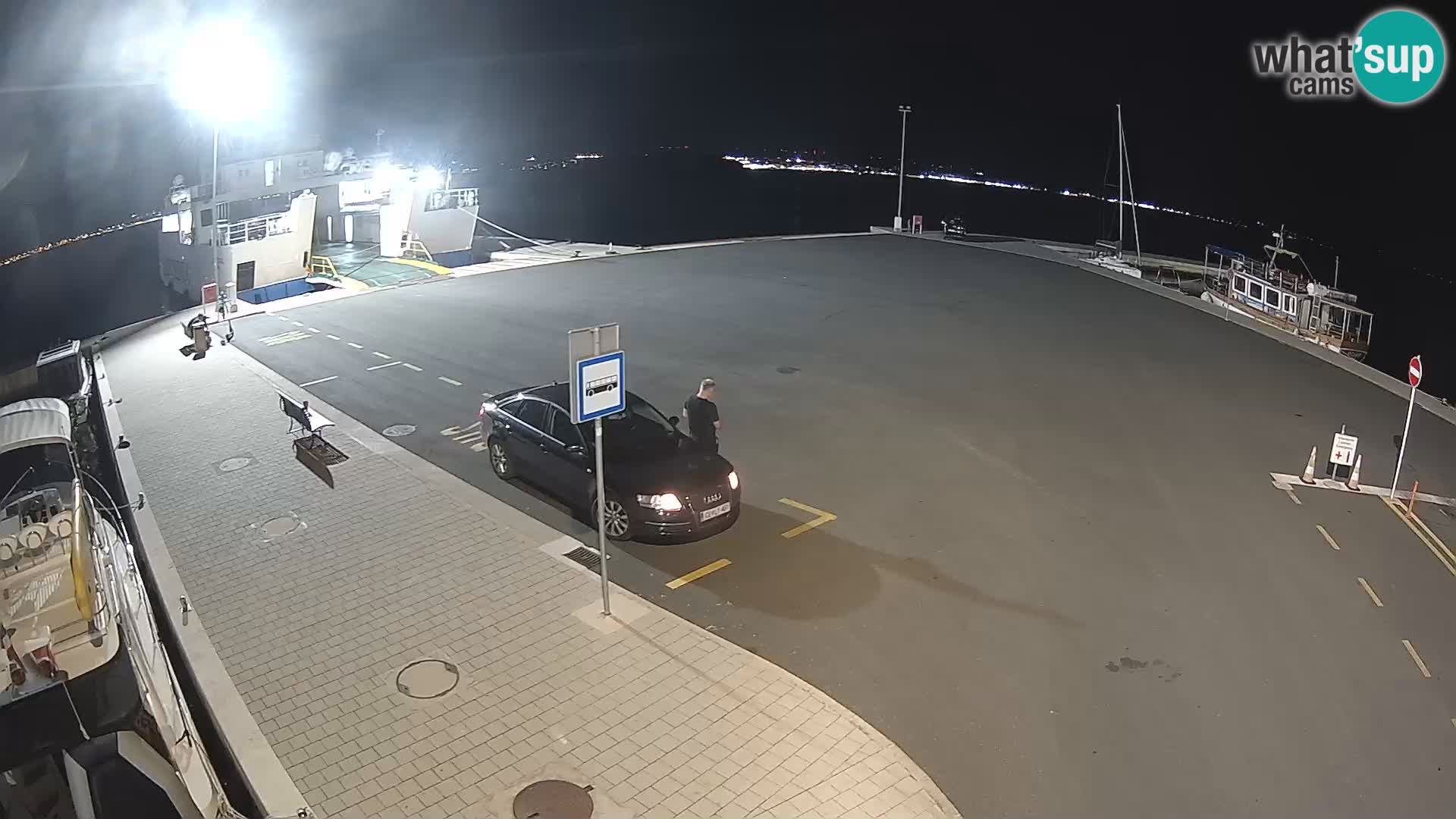 Tkon v živo – trajekt – Dalmacija – Hrvaška