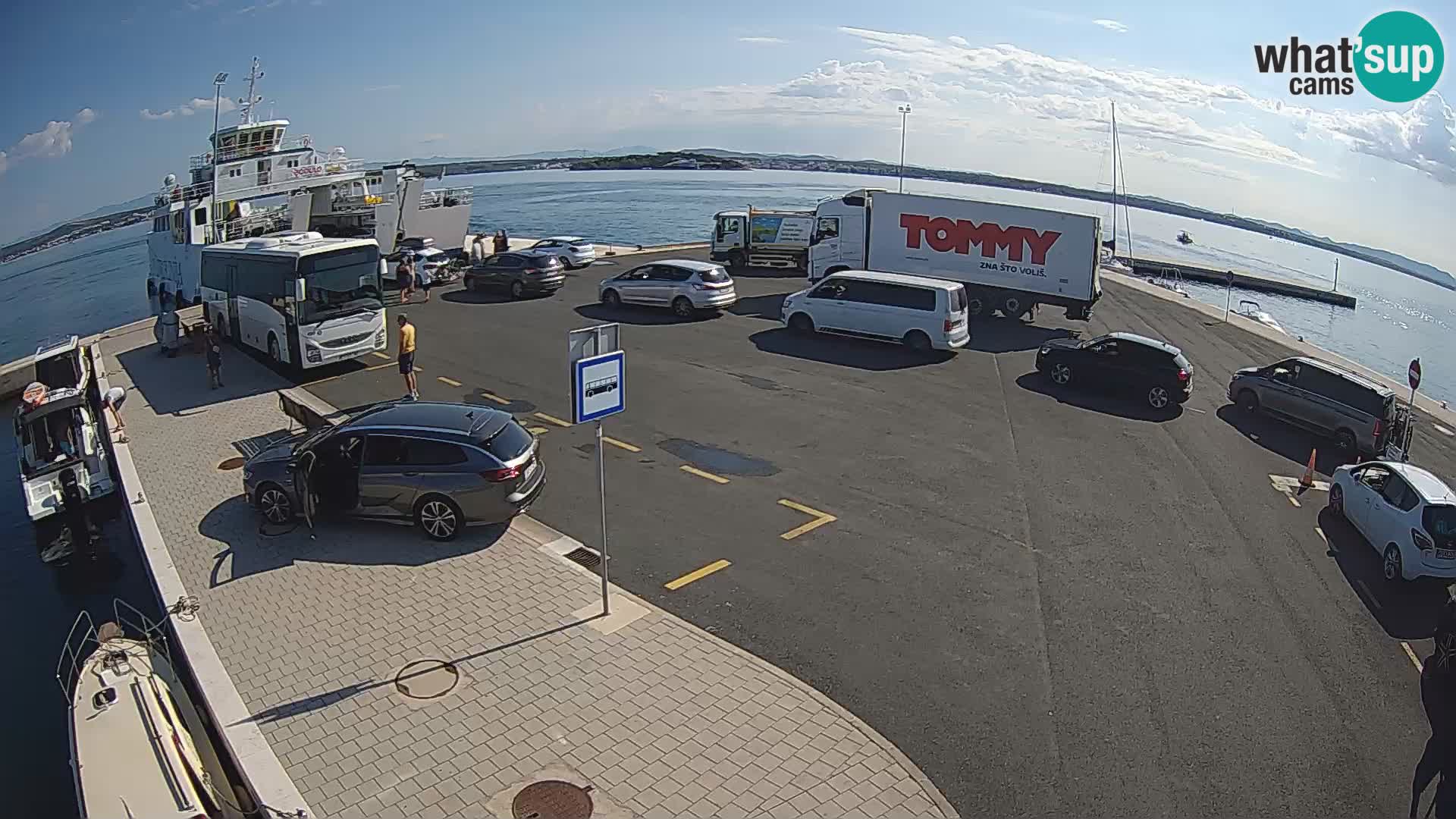 Tkon Live cam – ferry – Dalmatia – Croatia