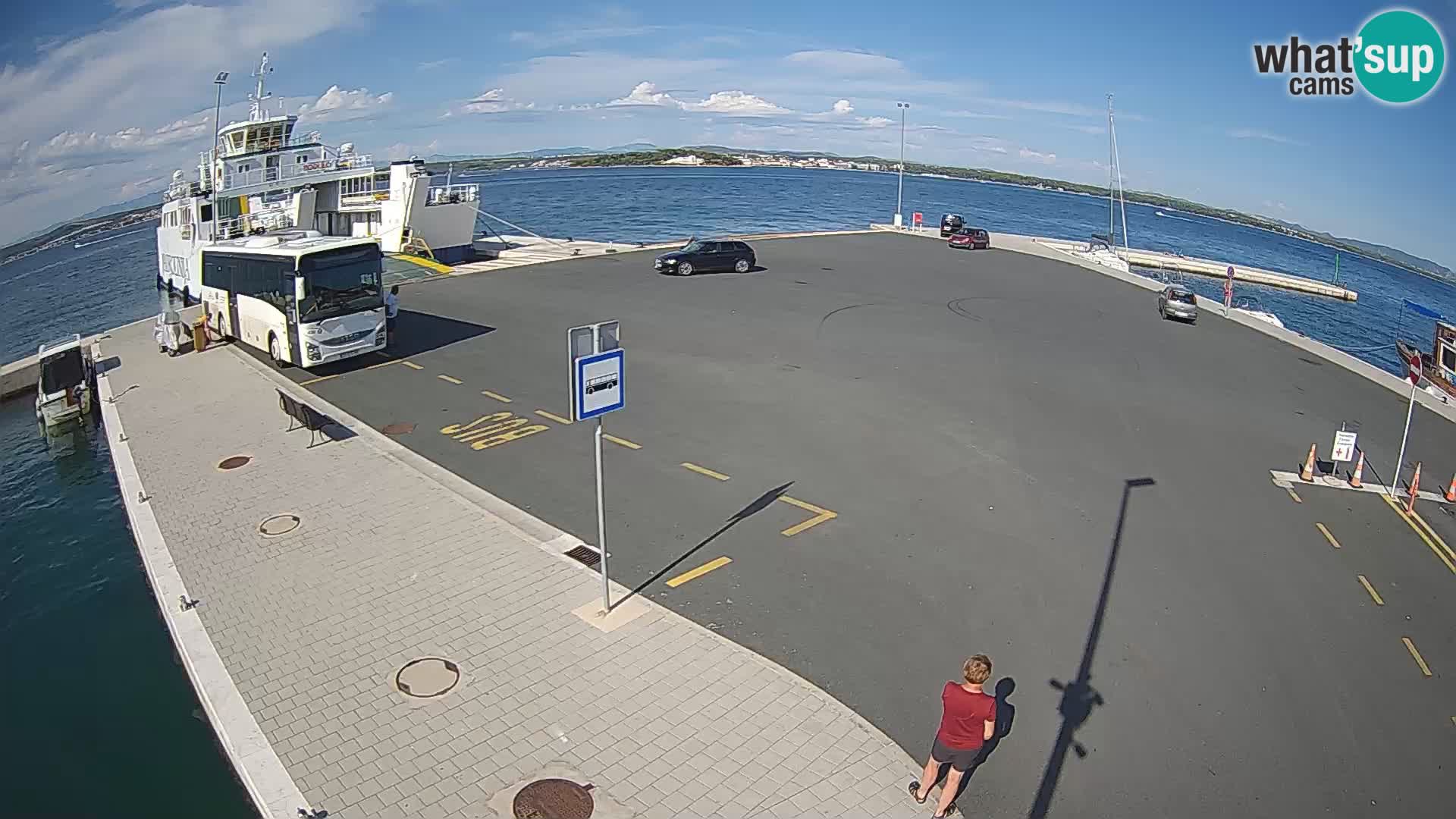 Tkon Live cam – traghetto – Dalmazia – Croazia