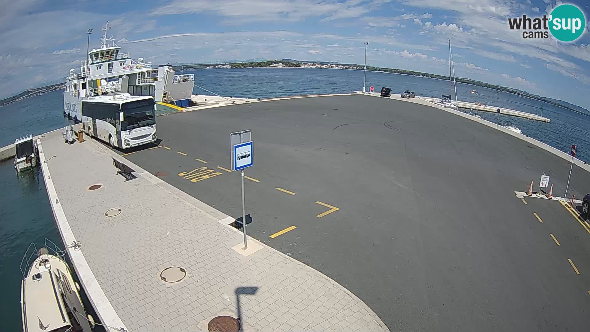 Tkon Live cam – traghetto – Dalmazia – Croazia