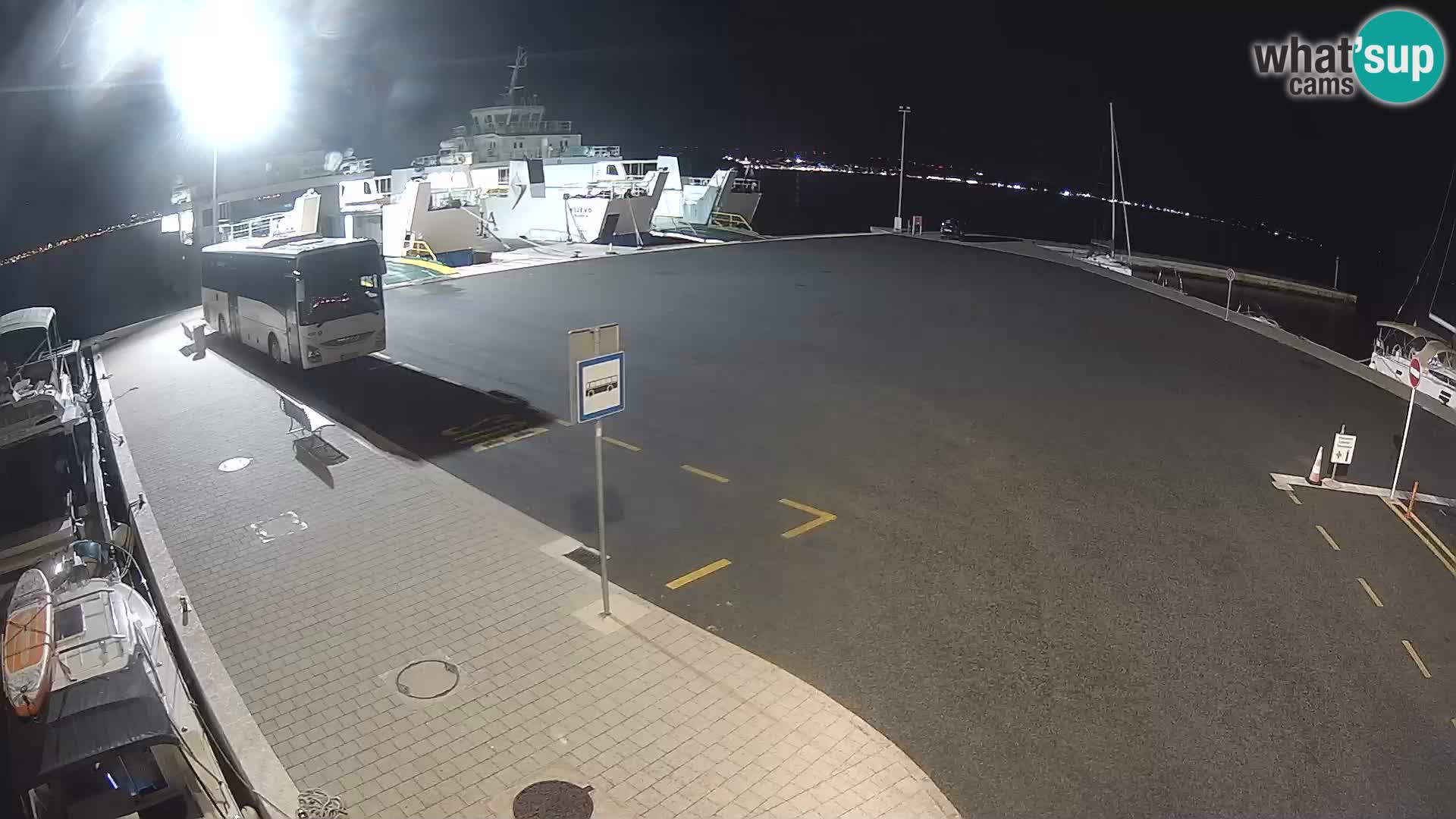 Tkon Live cam – traghetto – Dalmazia – Croazia