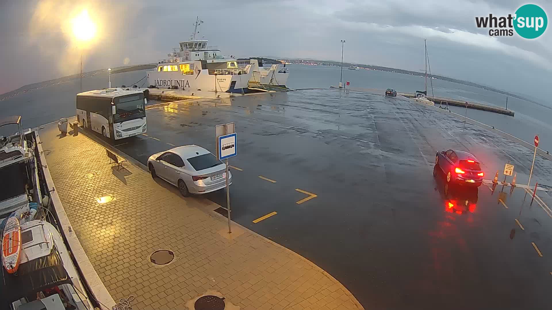Tkon Live cam – ferry – Dalmatia – Croatia