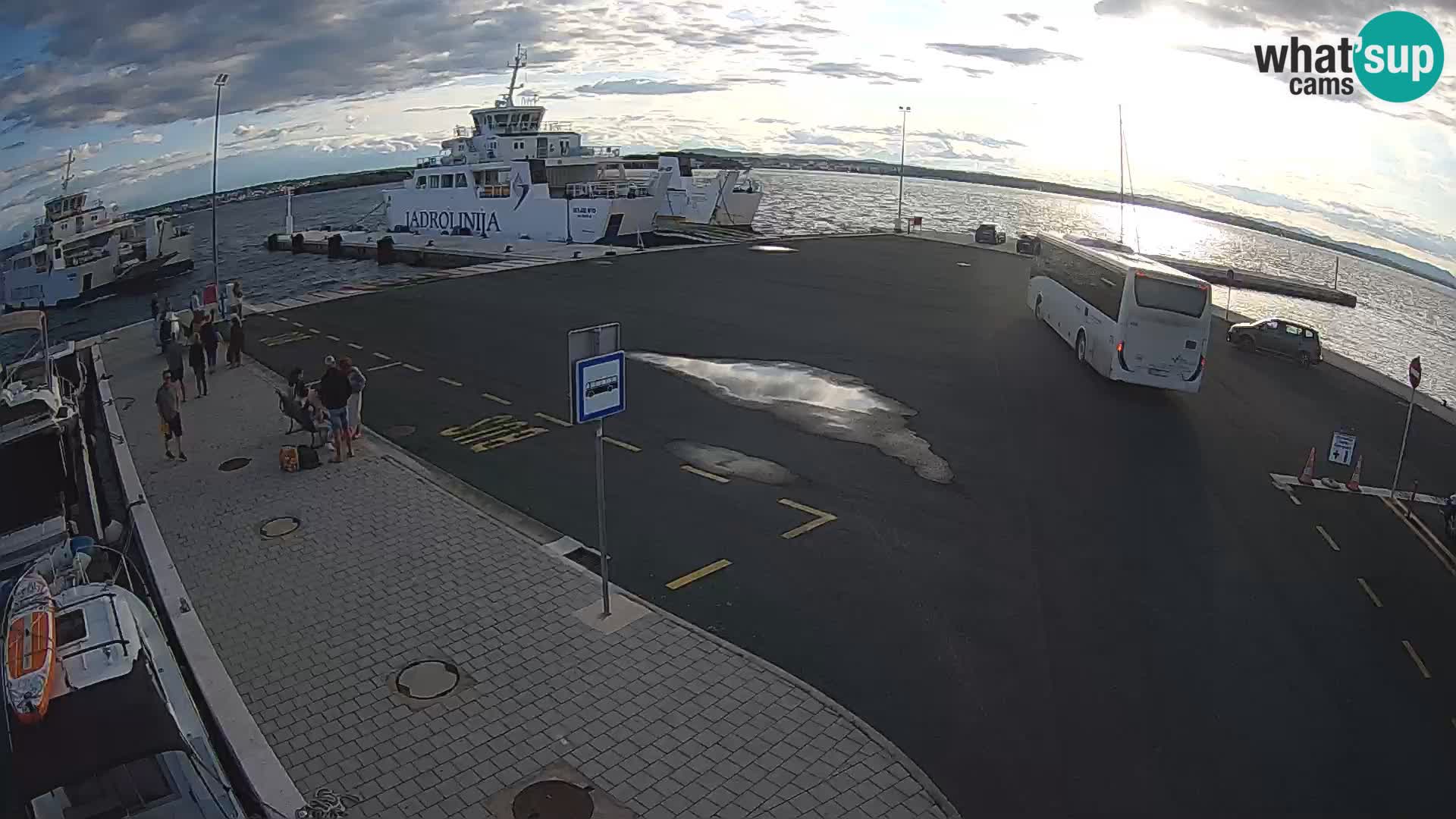 Tkon Live cam – ferry – Dalmatia – Croatia