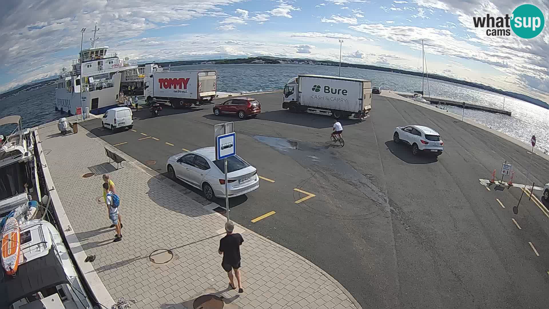 Tkon Live cam – ferry – Dalmatia – Croatia