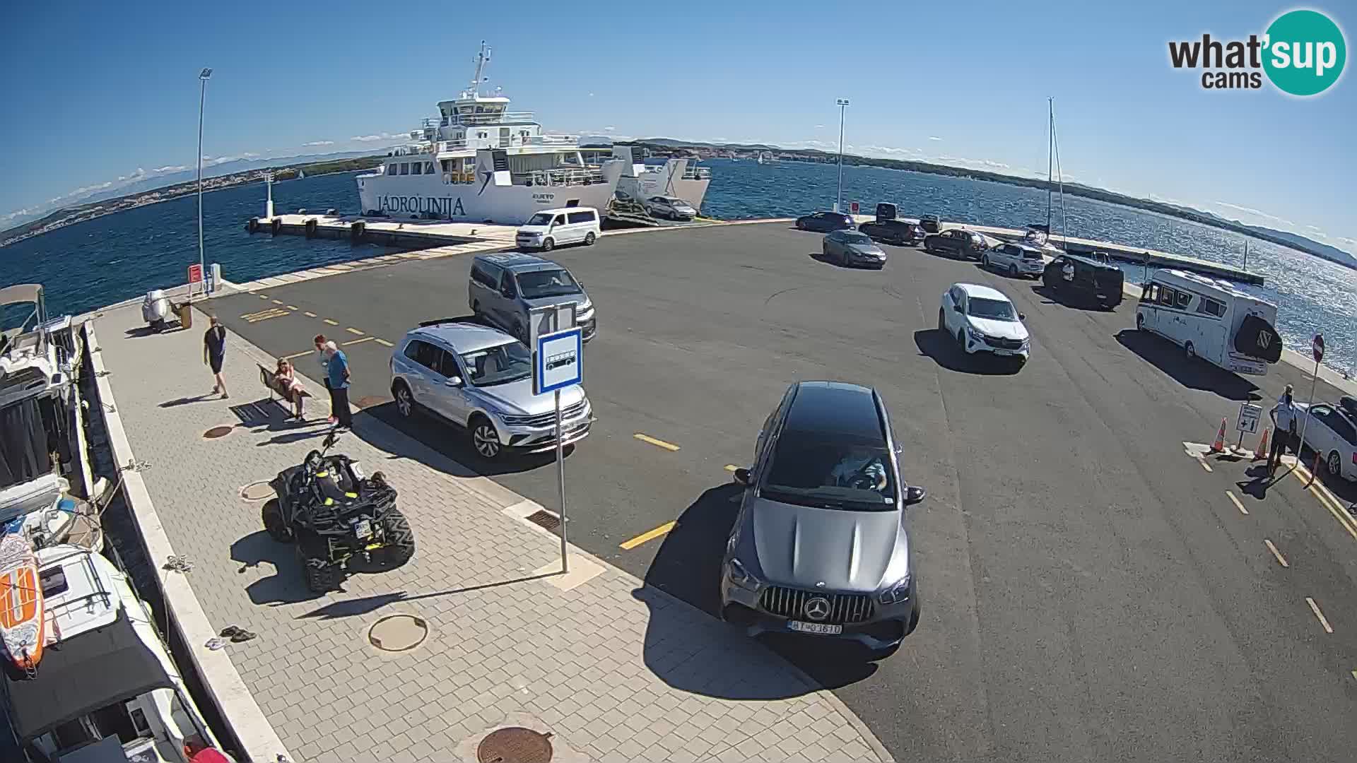 Tkon Live cam – ferry – Dalmatia – Croatia