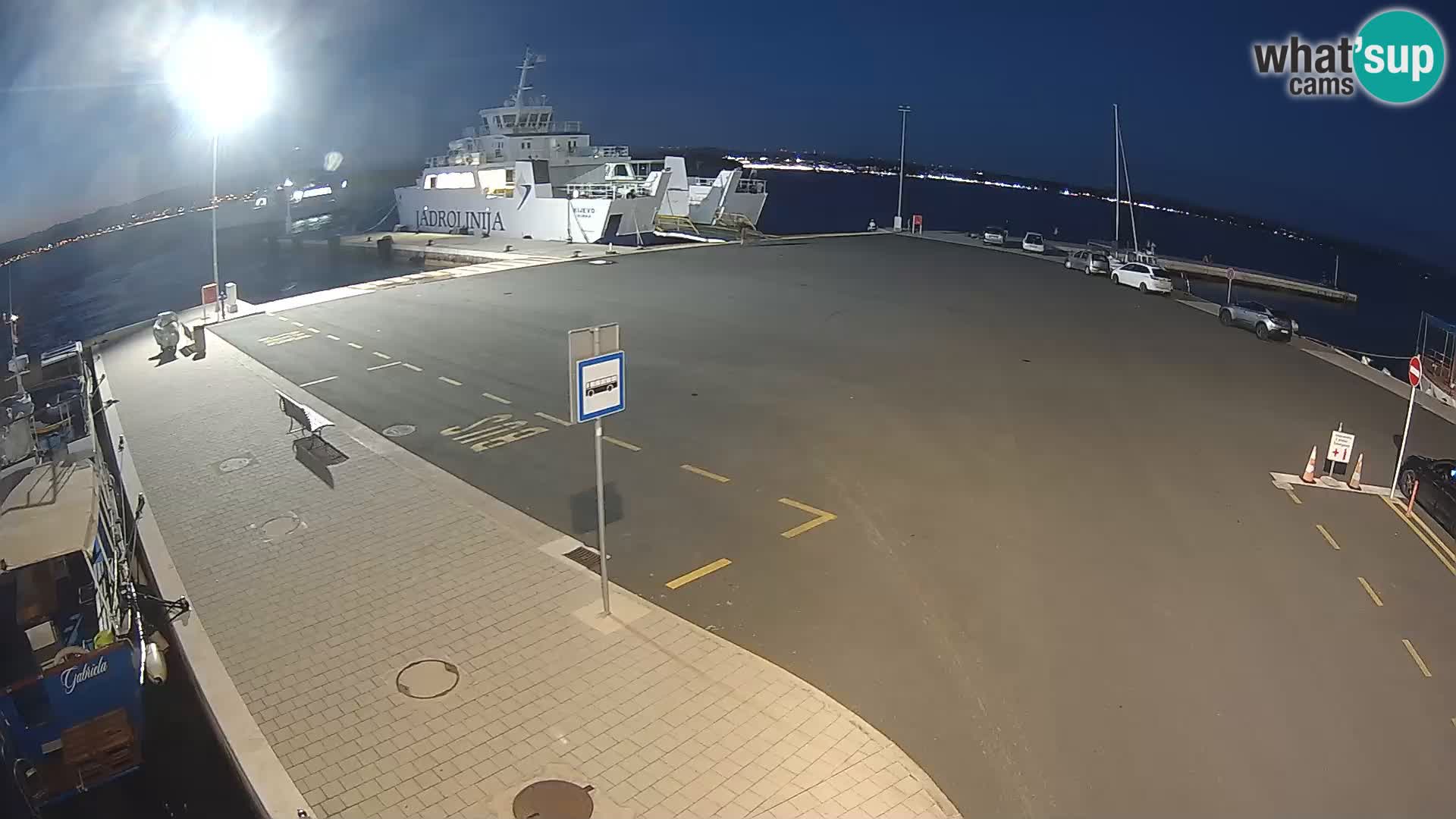 Tkon Live cam – ferry – Dalmatia – Croatia