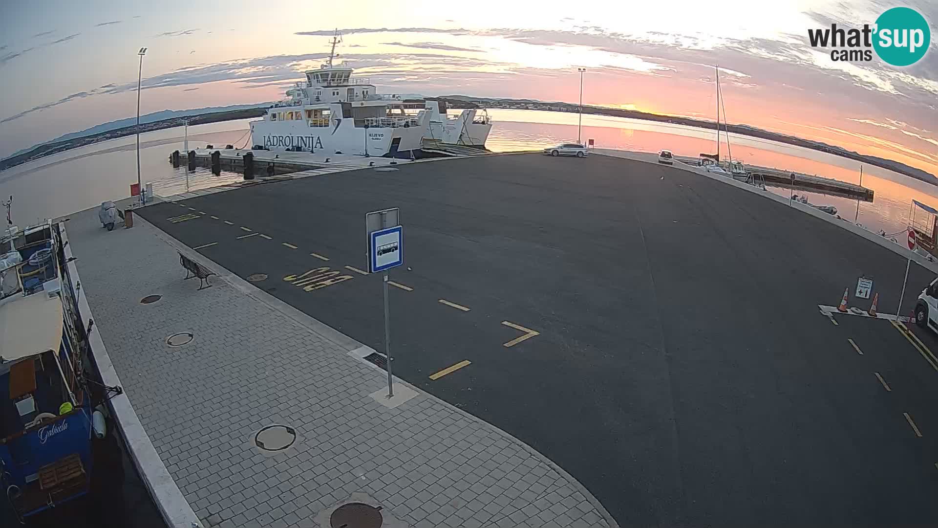 Tkon Live cam – ferry – Dalmatia – Croatia
