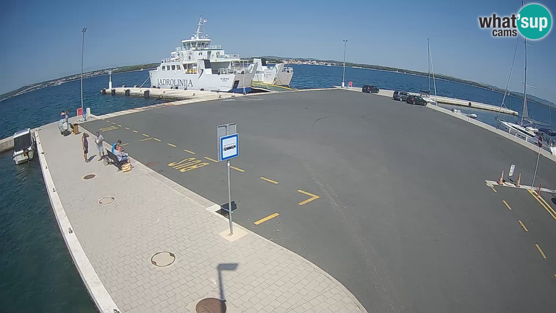 Tkon Live cam – traghetto – Dalmazia – Croazia