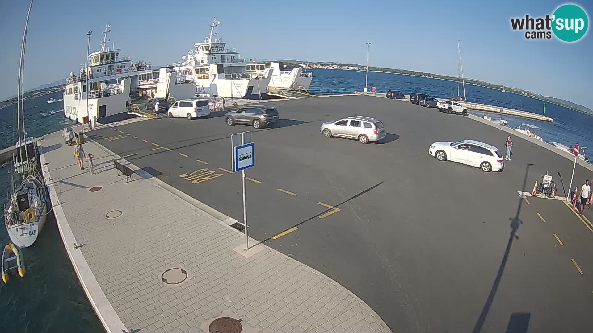 Tkon Live cam – ferry – Dalmatia – Croatia