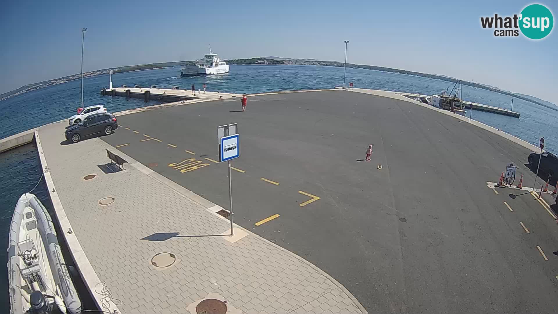 Tkon Live cam – ferry – Dalmatia – Croatia