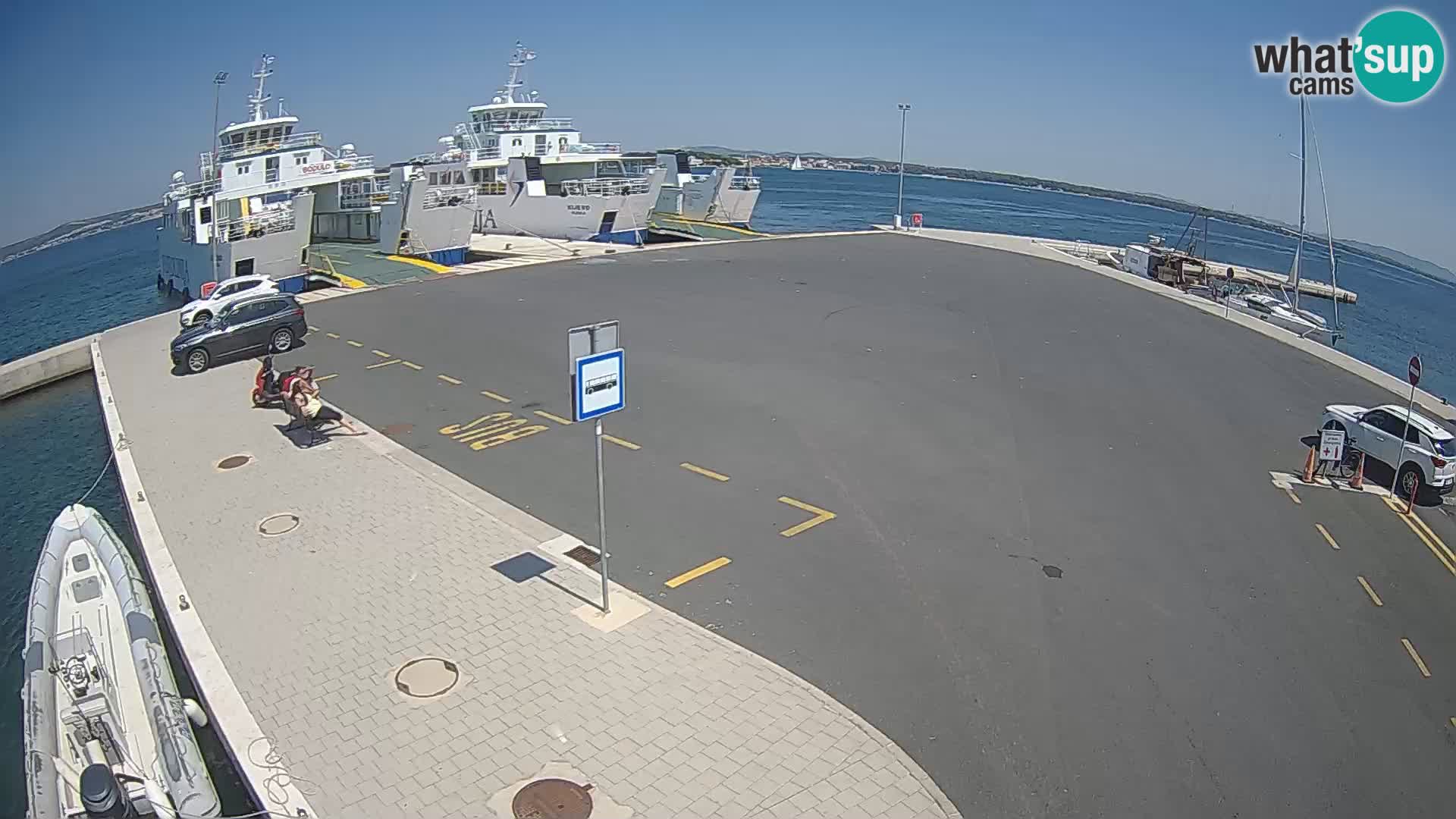 Tkon Live cam – Fähre – Dalmatien – Kroatien