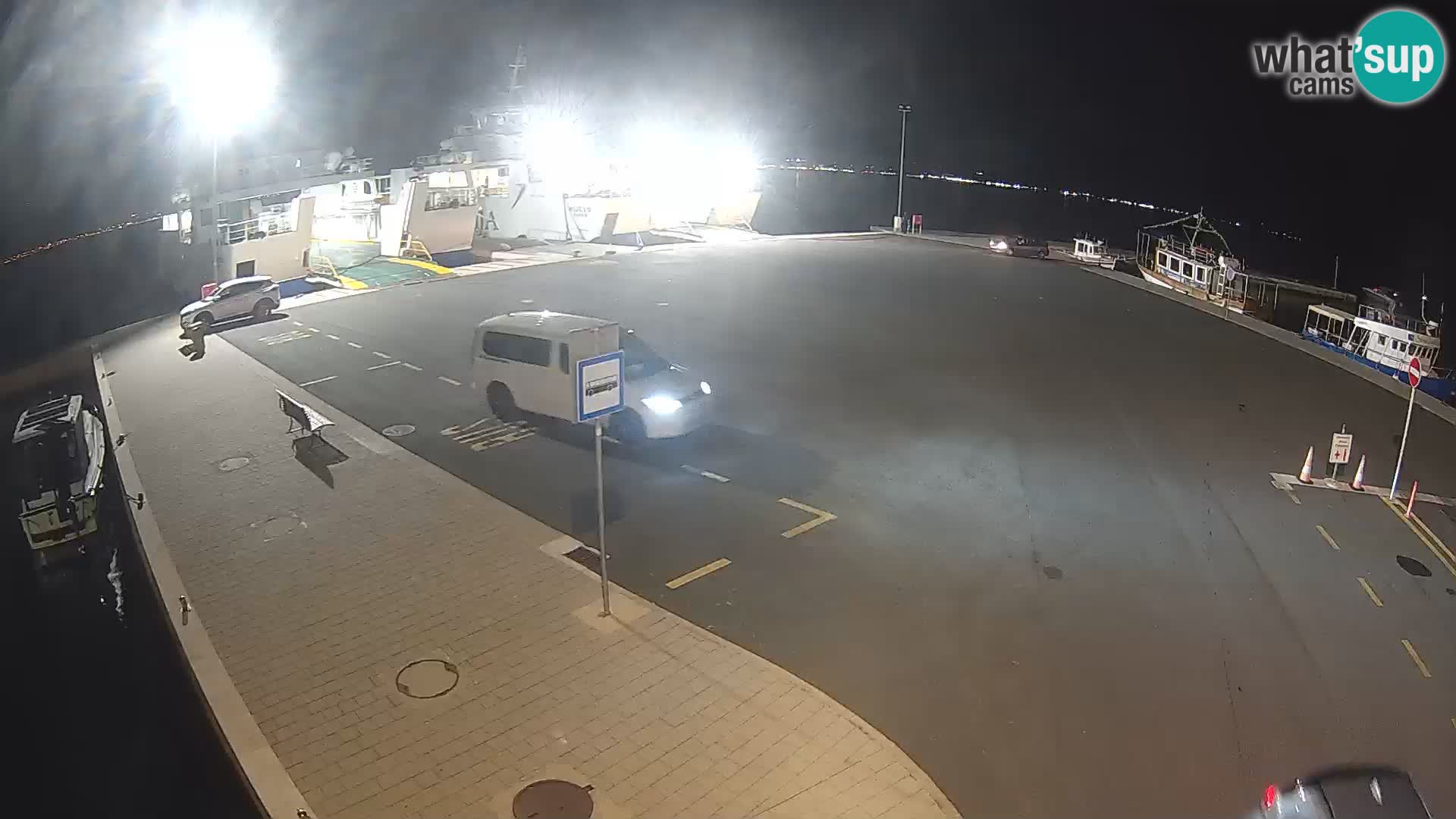 Tkon Live cam – ferry – Dalmatie – Croatie