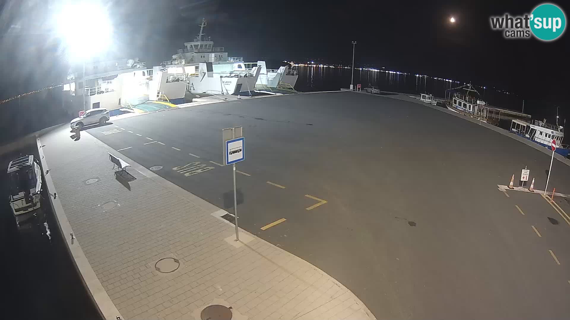 Tkon Live cam – ferry – Dalmatie – Croatie