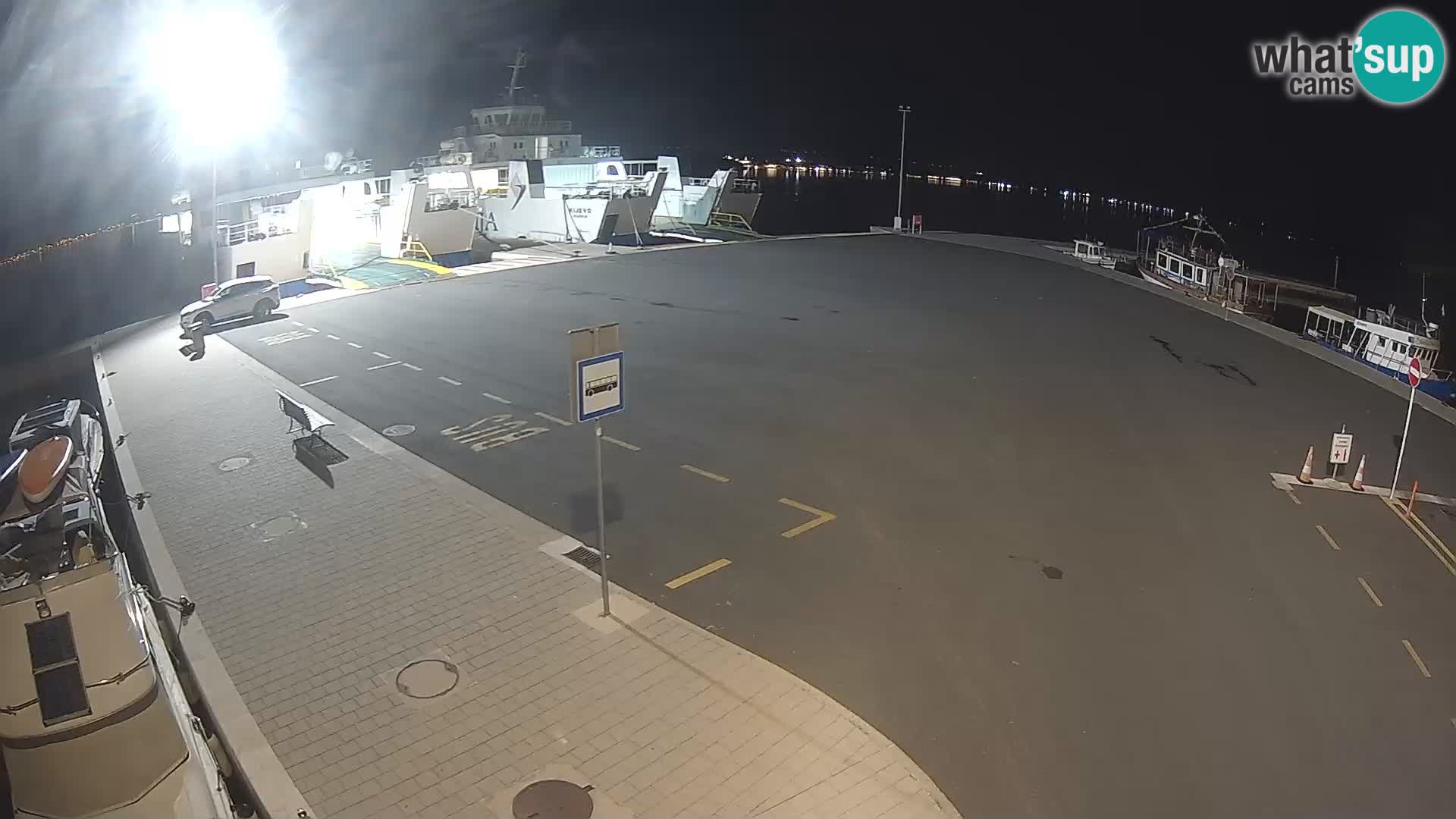 Tkon Live cam – ferry – Dalmatie – Croatie