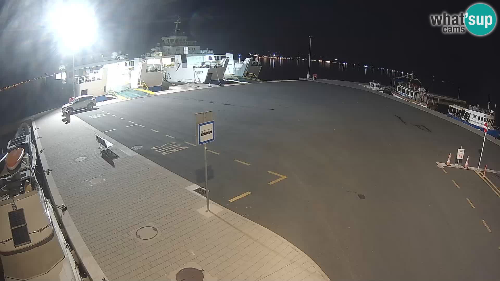 Tkon Live cam – ferry – Dalmatia – Croatia