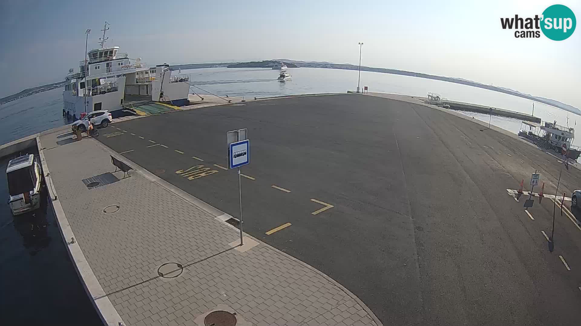 Tkon Live cam – ferry – Dalmatia – Croatia