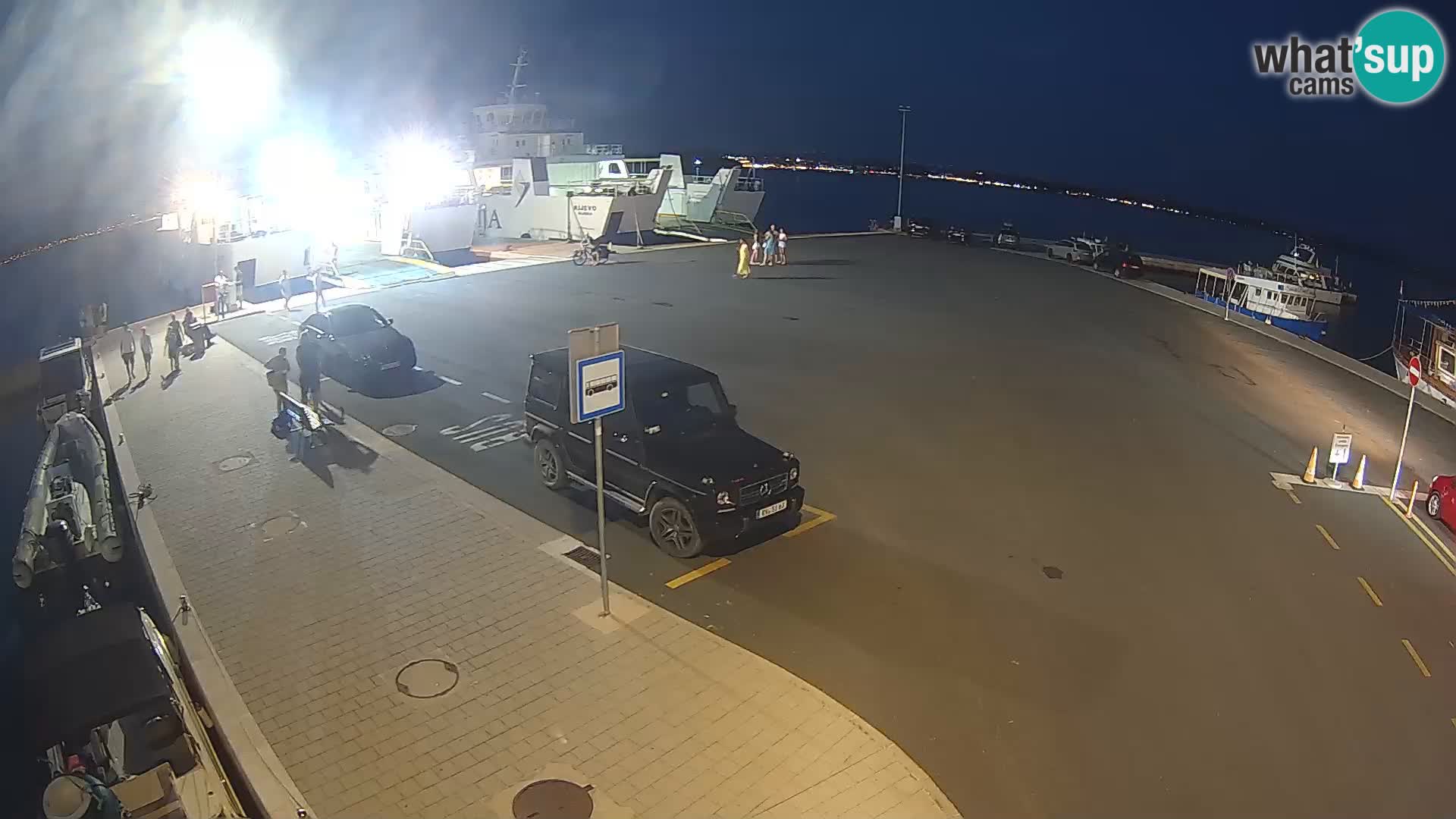 Tkon v živo – trajekt – Dalmacija – Hrvaška